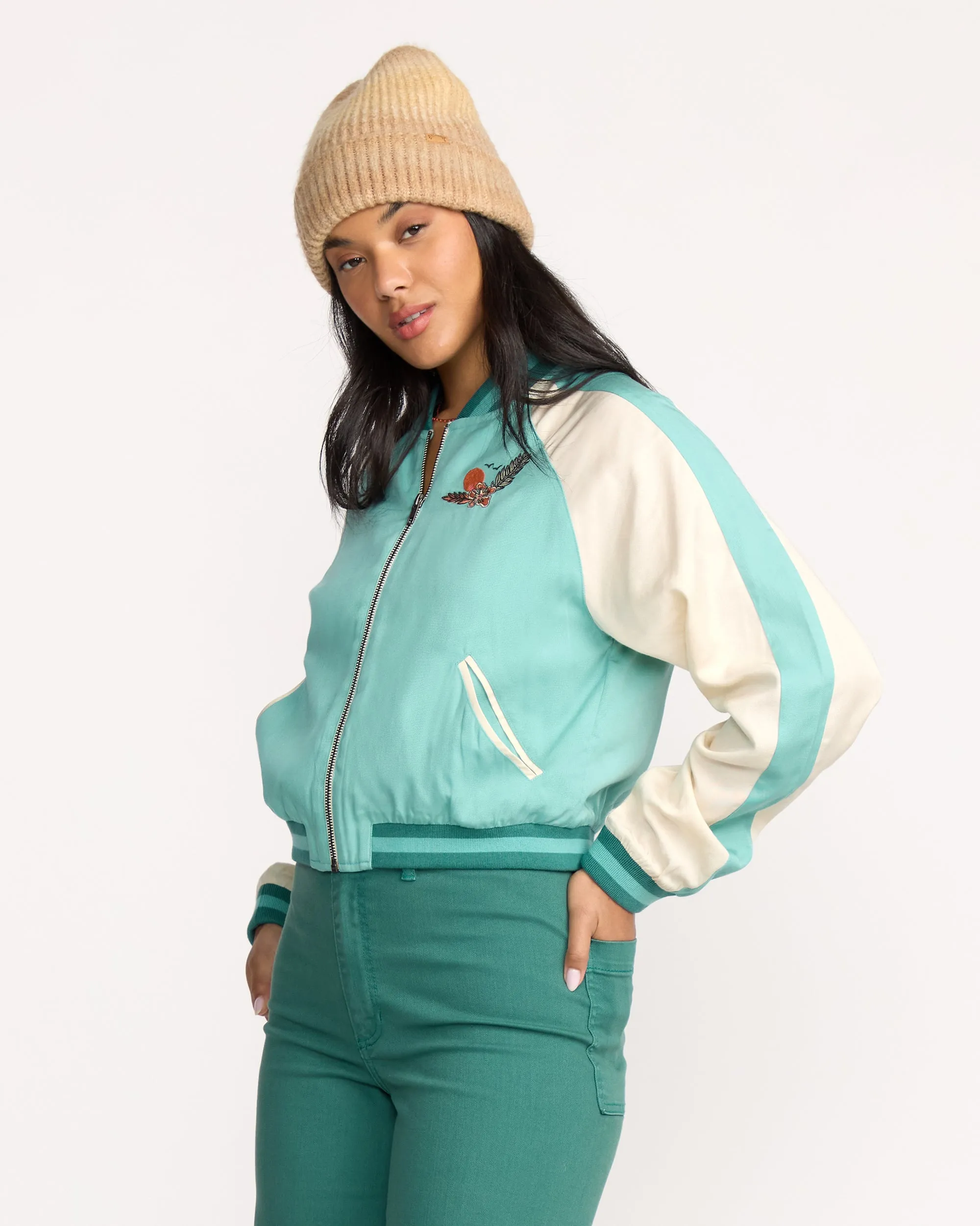 Dream Vacation Souvenir Jacket - Misty Blue sold by Billabong product image thumbnail 5