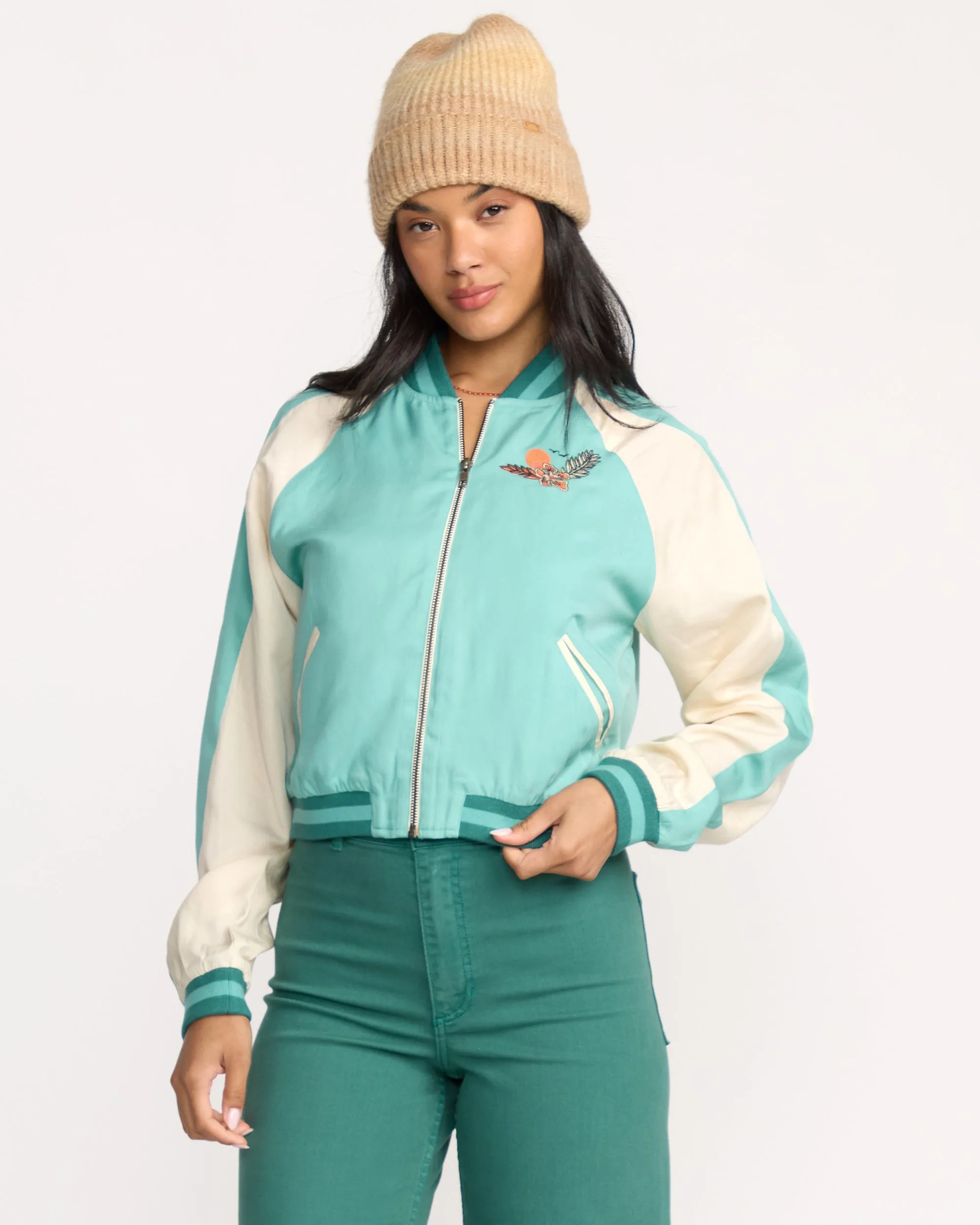 Dream Vacation Souvenir Jacket - Misty Blue sold by Billabong product image thumbnail 3