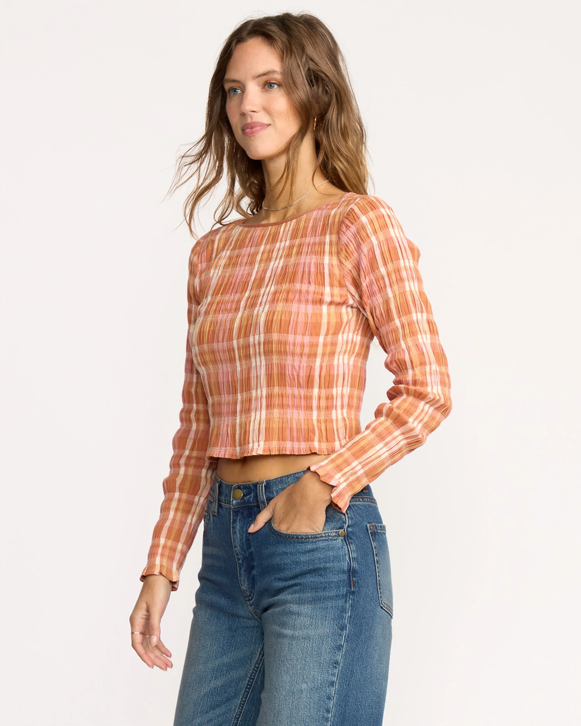 Check Me Out Long Sleeve Shirt - Sunburnt sold by Billabong product image thumbnail 4