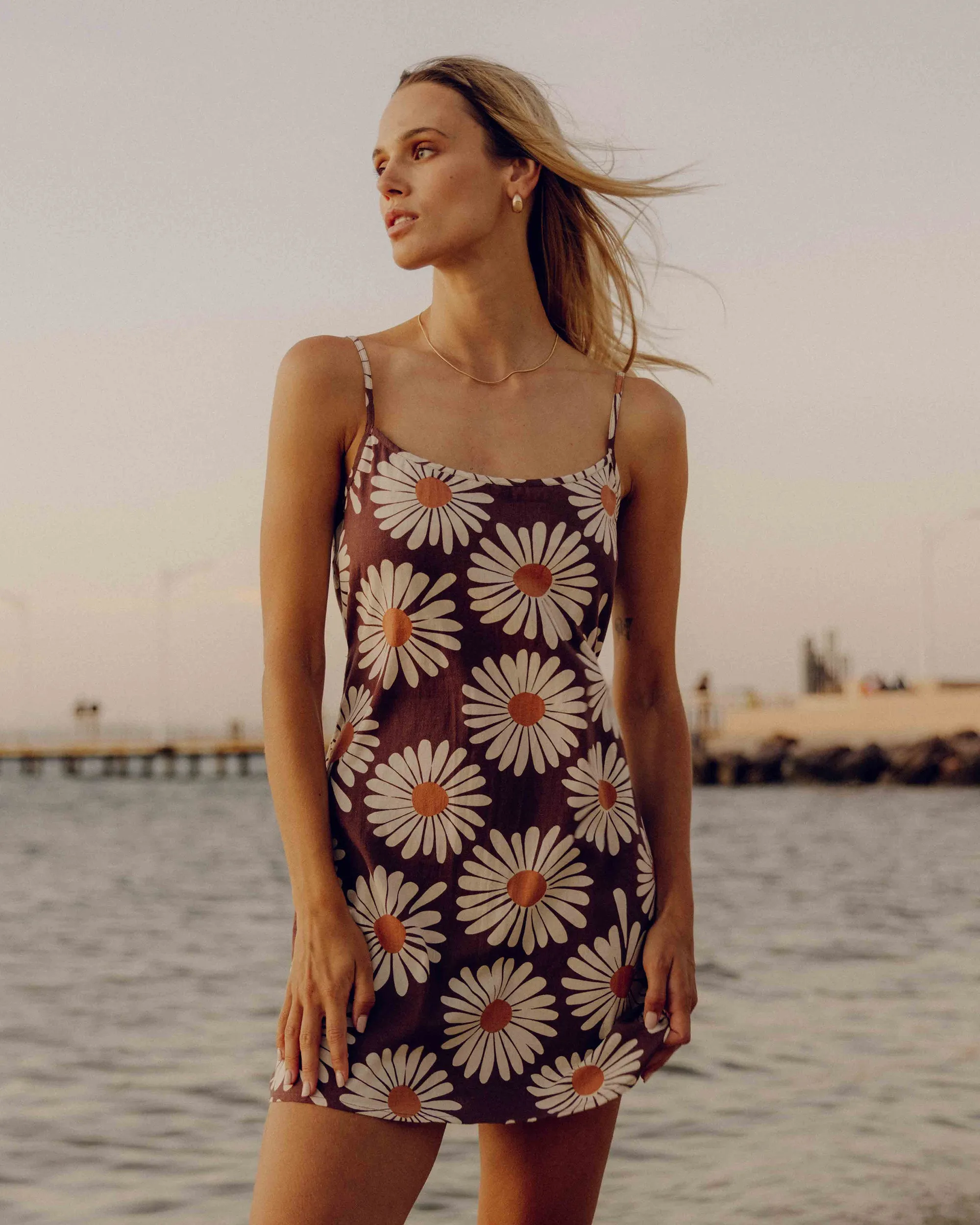 Beach Haze Dress - Espresso sold by Billabong