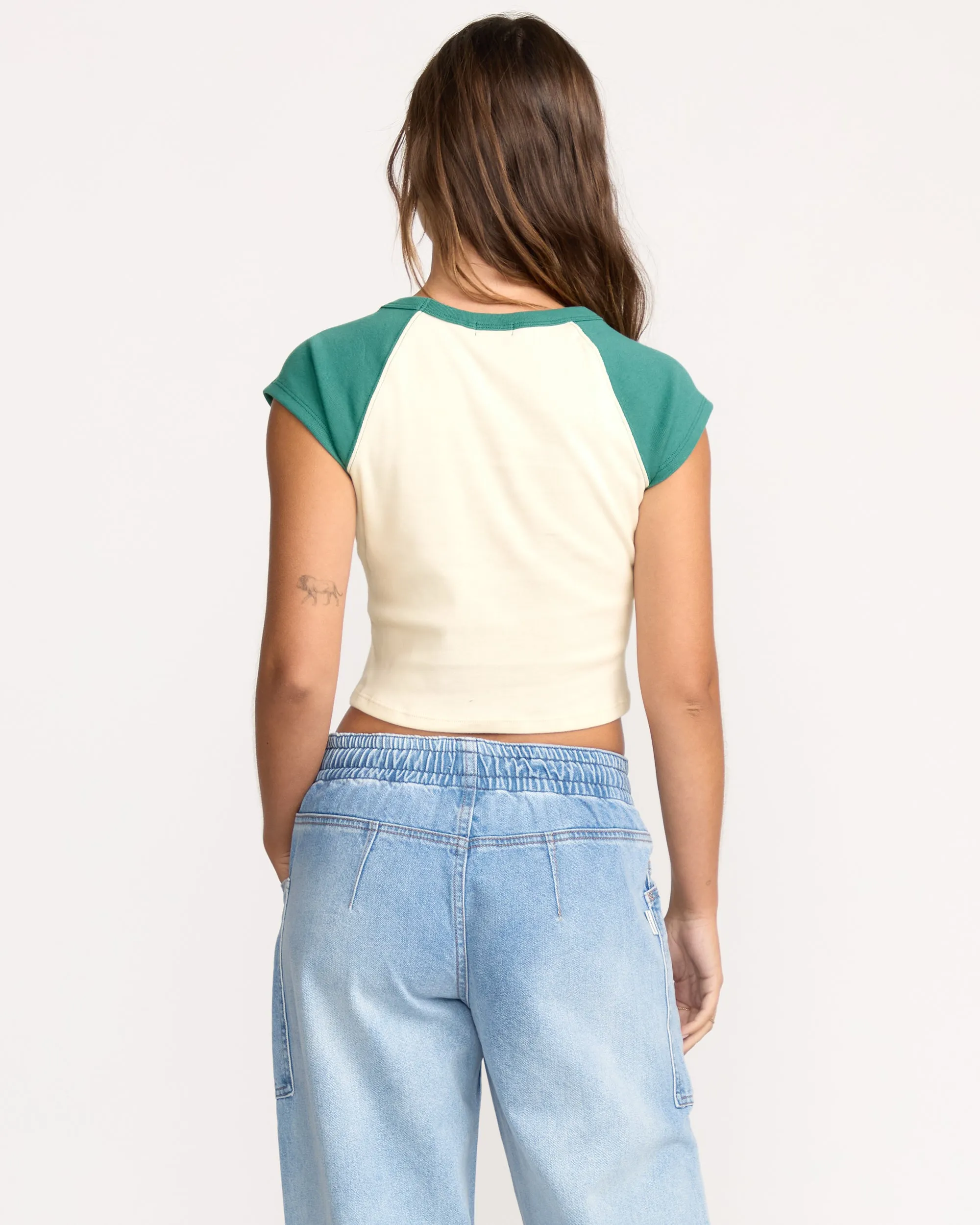 Beach Club Babe Short Sleeve T-Shirt - Evergreen sold by Billabong product image thumbnail 2