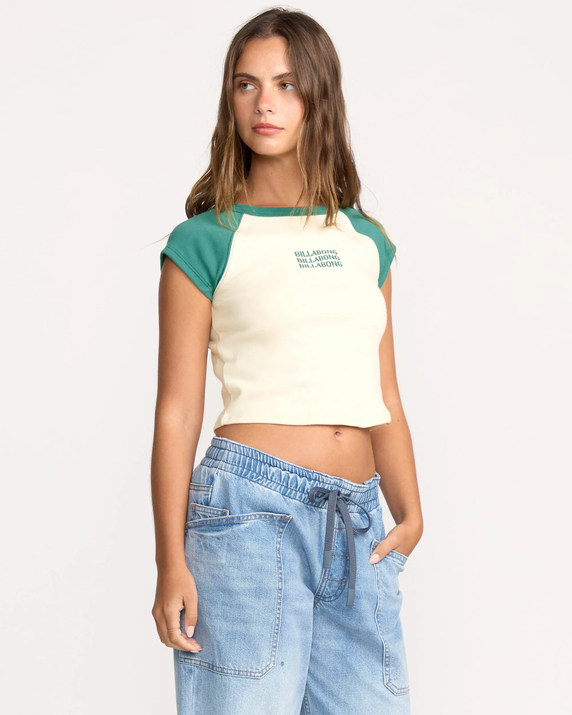 Beach Club Babe Short Sleeve T-Shirt - Evergreen sold by Billabong product image thumbnail 3