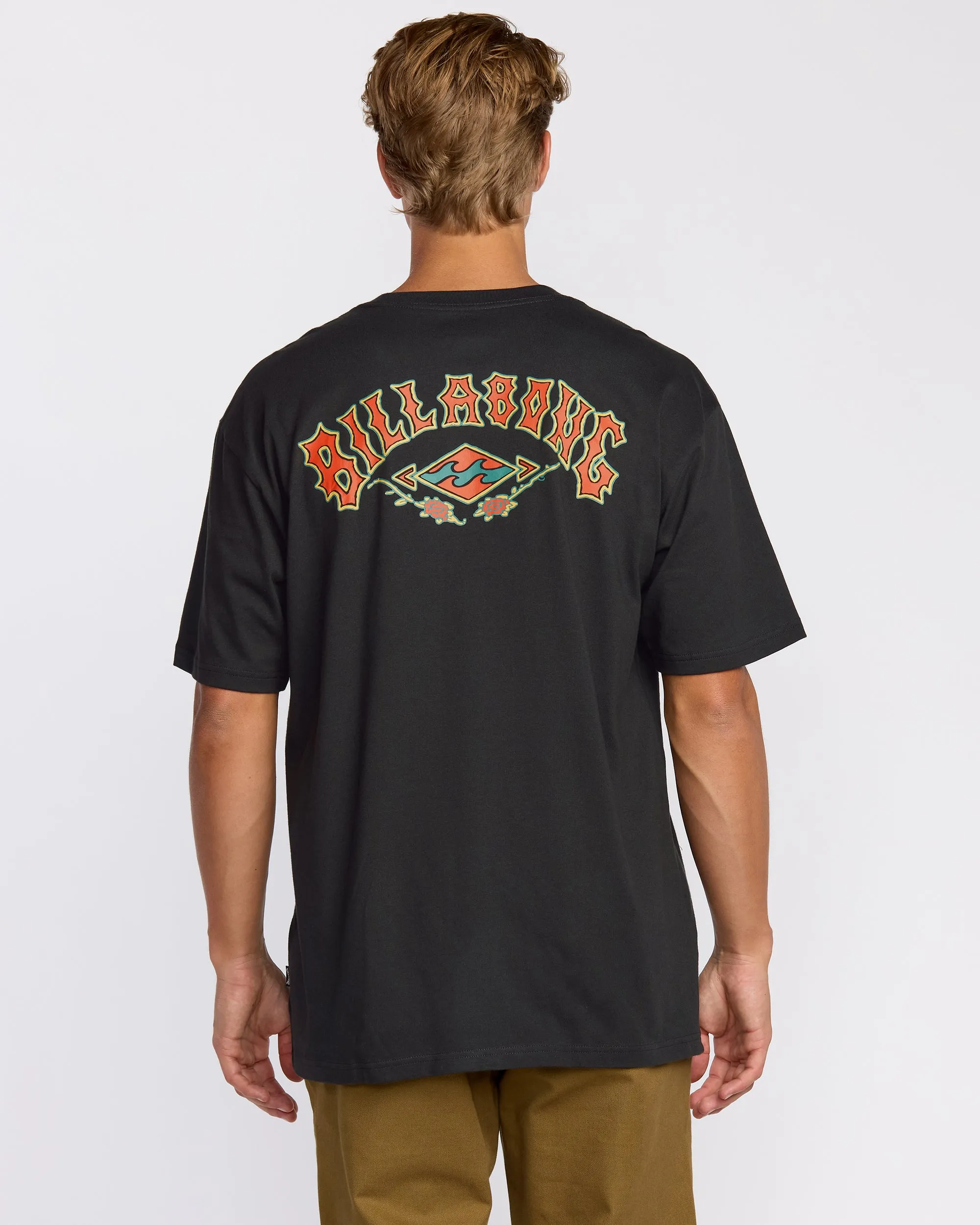 Rose Arch Regular Short Sleeve T-Shirt - Washed Black sold by Billabong product image thumbnail 2