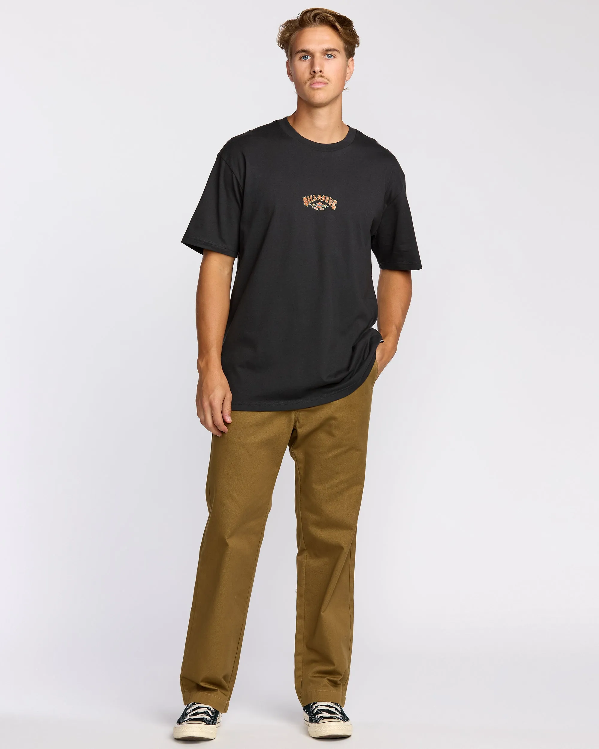 Rose Arch Regular Short Sleeve T-Shirt - Washed Black sold by Billabong product image thumbnail 4