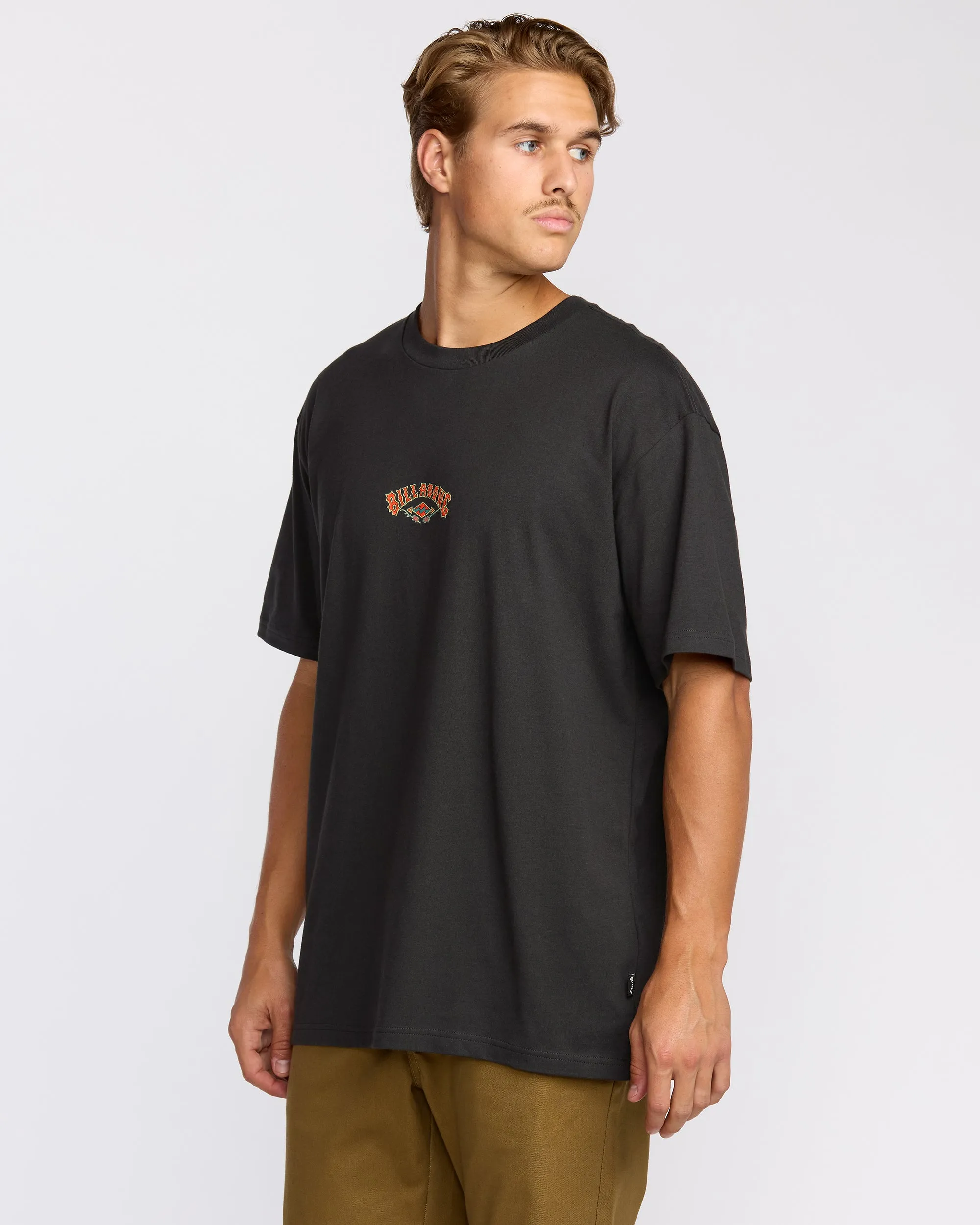 Rose Arch Regular Short Sleeve T-Shirt - Washed Black sold by Billabong product image thumbnail 3