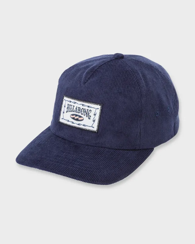 Heritage Strapback Hat - Steel Blue sold by Billabong