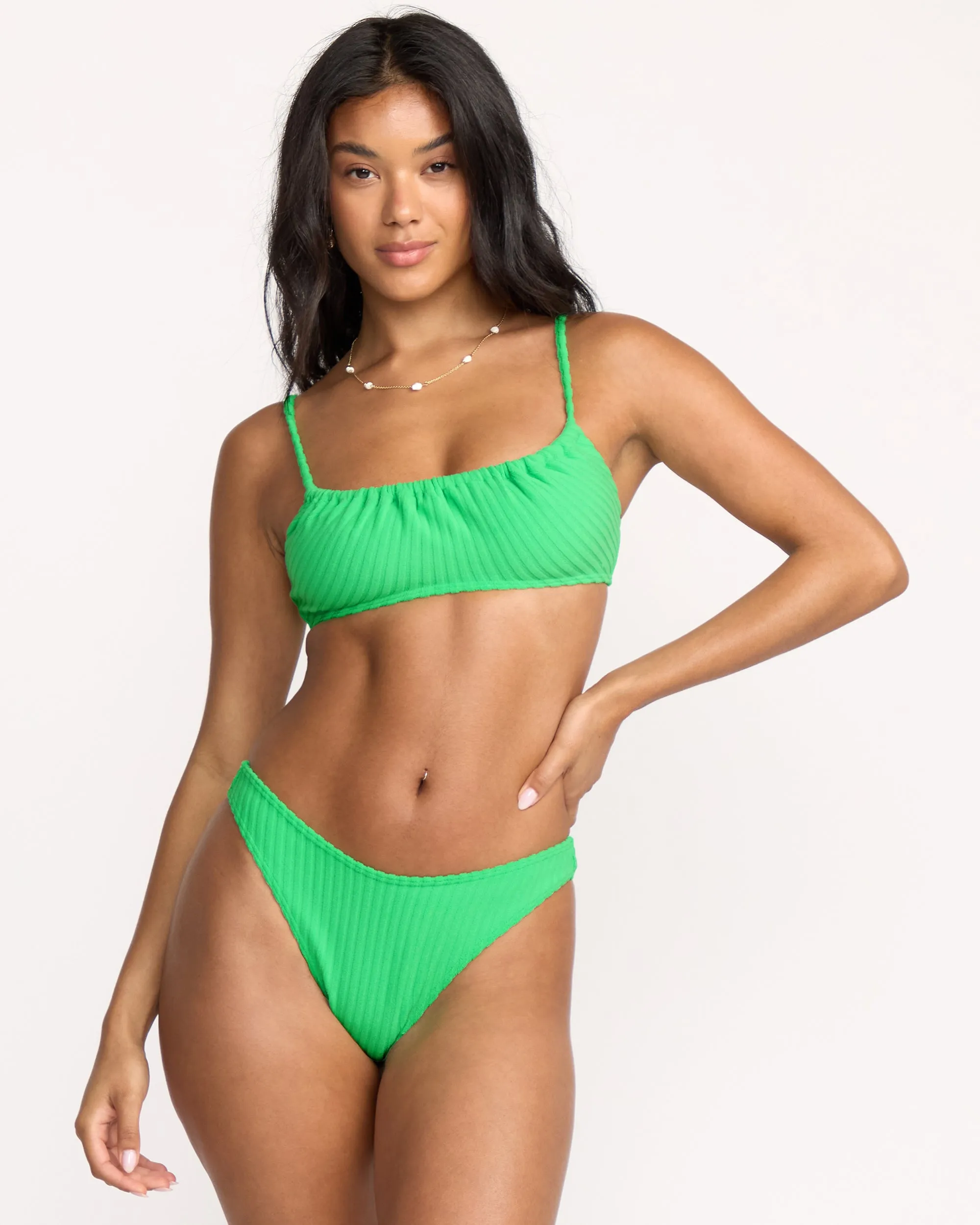 Josie In The Loop Mila Bralette Bikini Top - Jungle Green sold by Billabong product image thumbnail 2