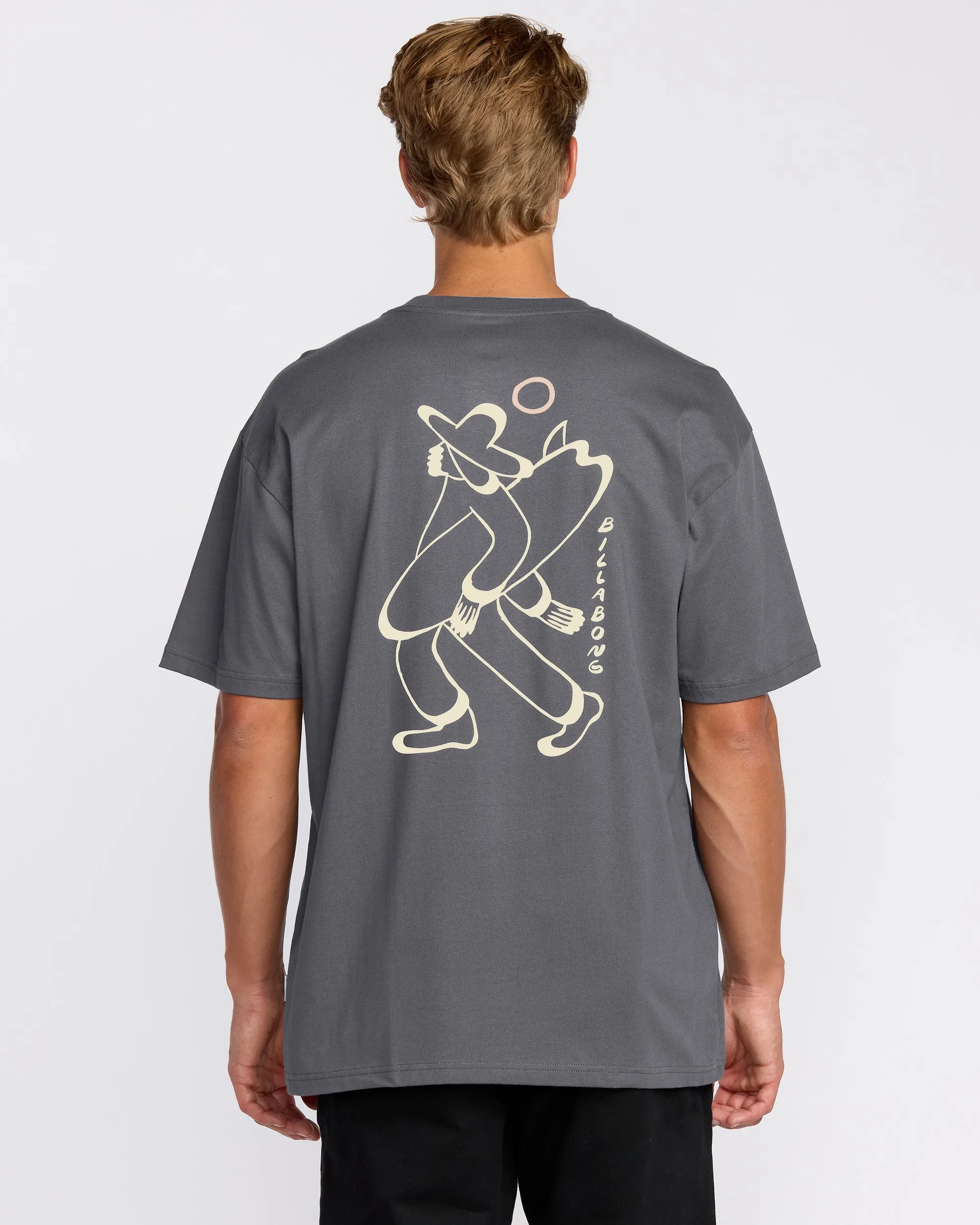 Up The Beach Regular Short Sleeve T-Shirt - Char sold by Billabong product image thumbnail 2