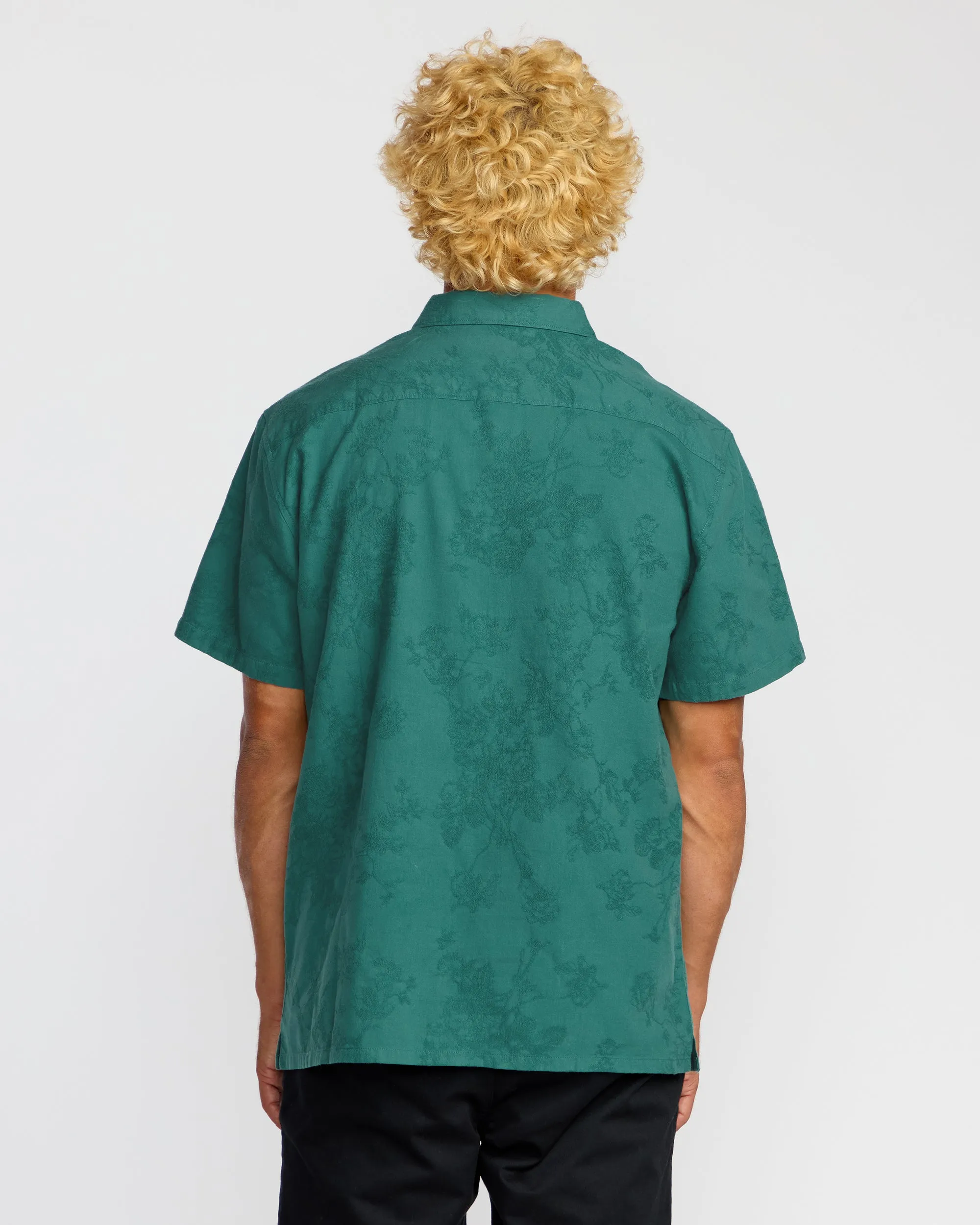 Sunshines Garage Short Sleeve Shirt - Teal sold by Billabong product image thumbnail 2