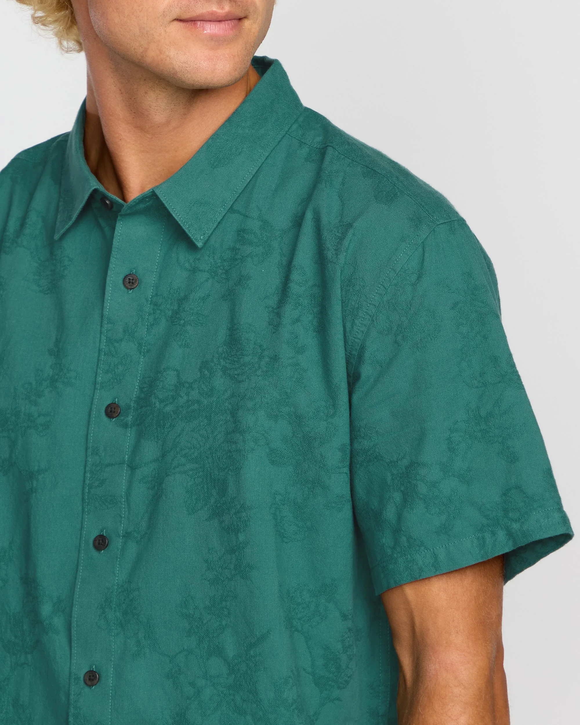 Sunshines Garage Short Sleeve Shirt - Teal sold by Billabong product image thumbnail 5