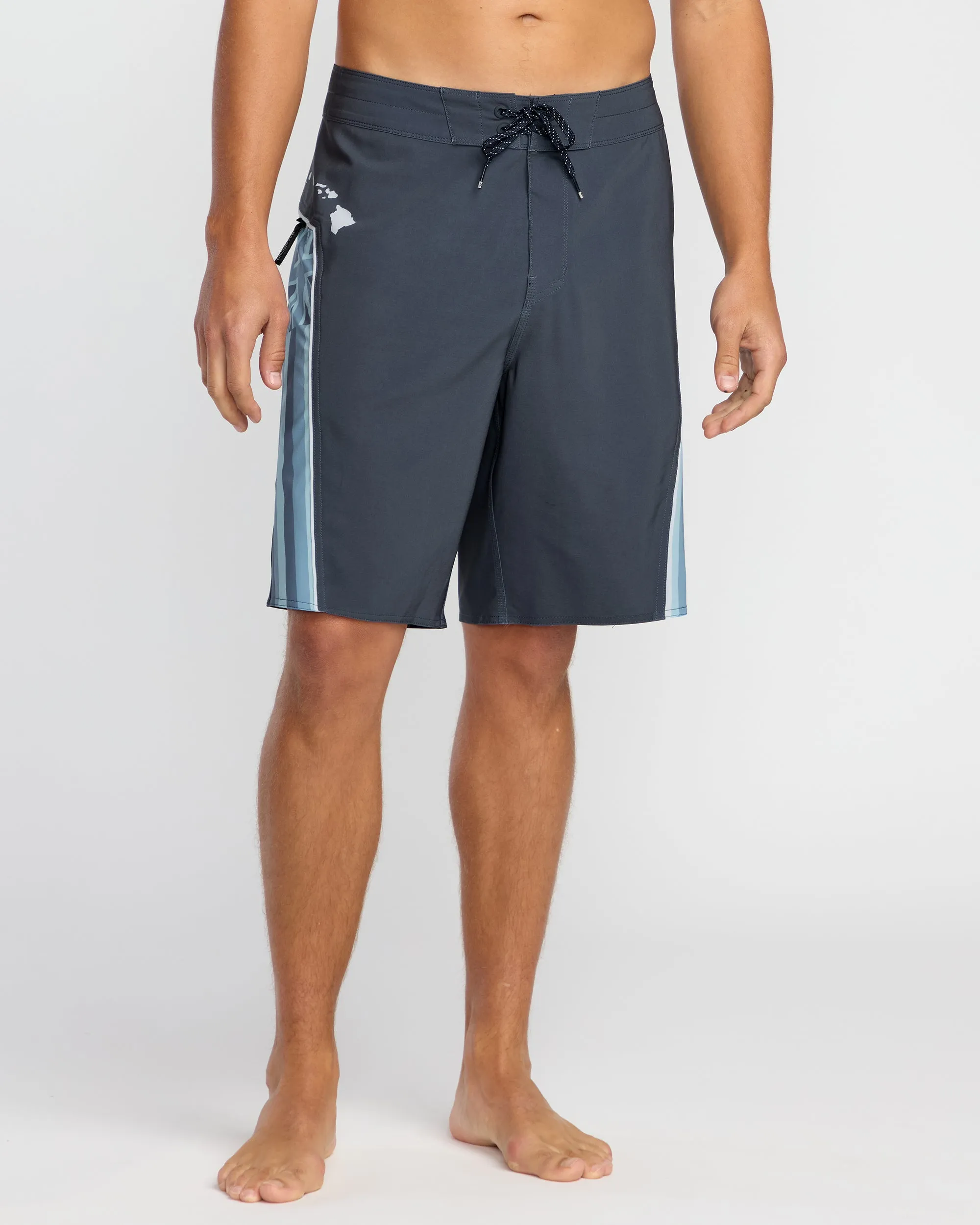 Straddie Pro Hi Boardshorts - Harbor Blue sold by Billabong