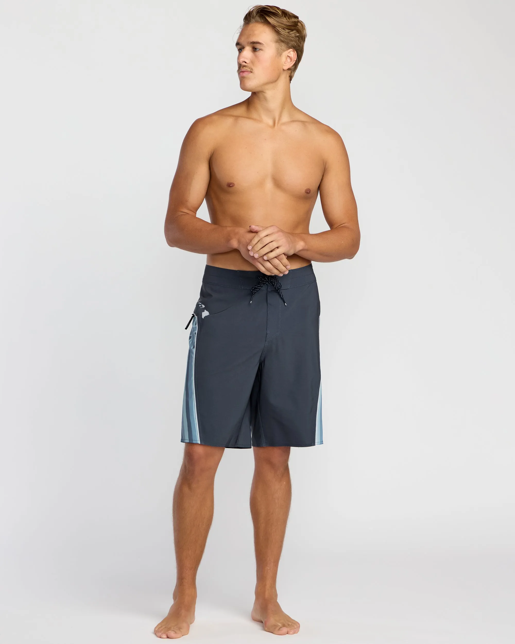 Straddie Pro Hi Boardshorts - Harbor Blue sold by Billabong product image thumbnail 4