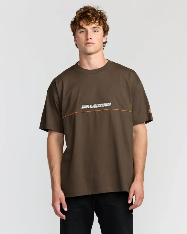 Spec 73 Legacy Short Sleeve T-Shirt - Dark Brown sold by Billabong