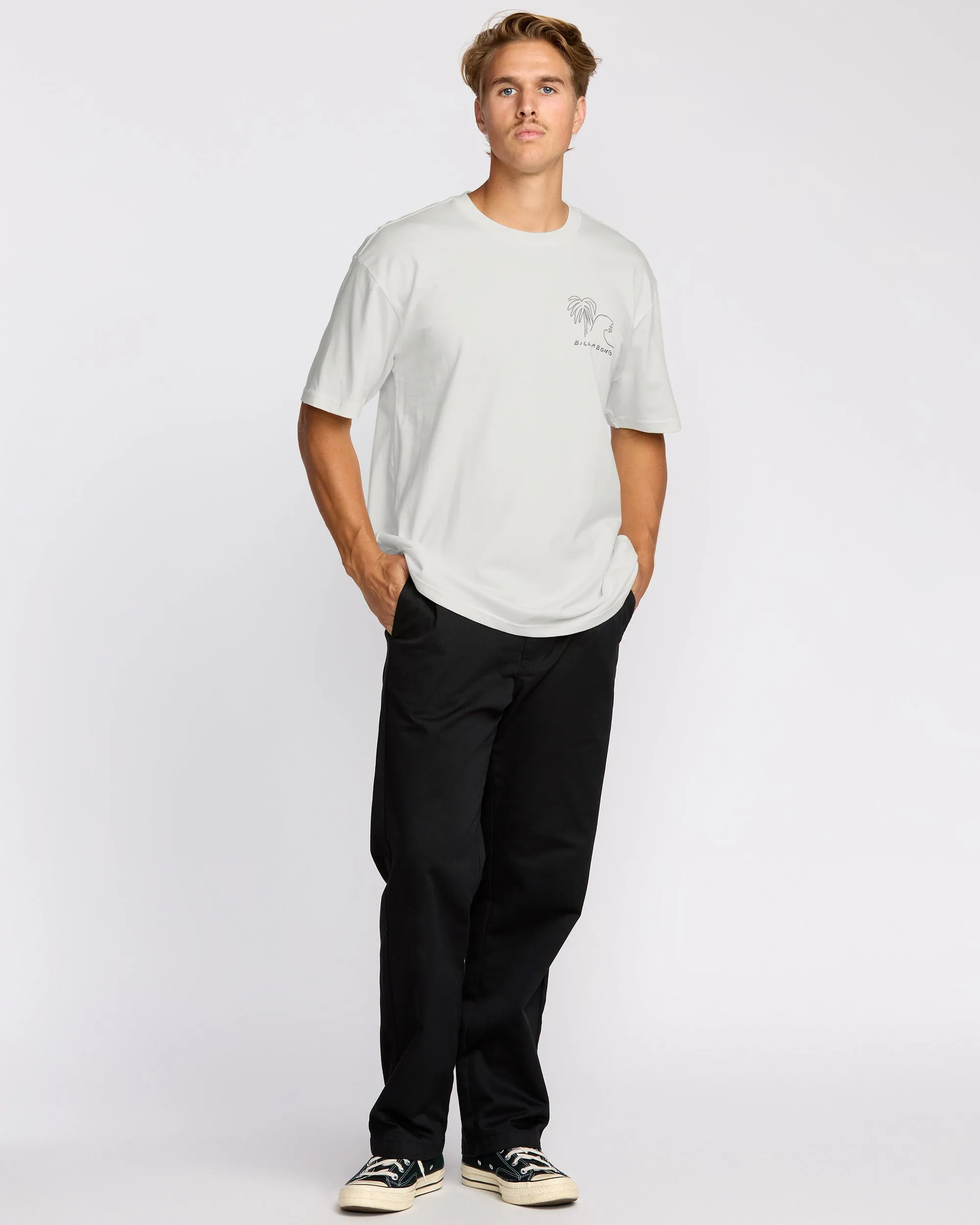 Scenes Regular Short Sleeve T-Shirt - Off White sold by Billabong product image thumbnail 4