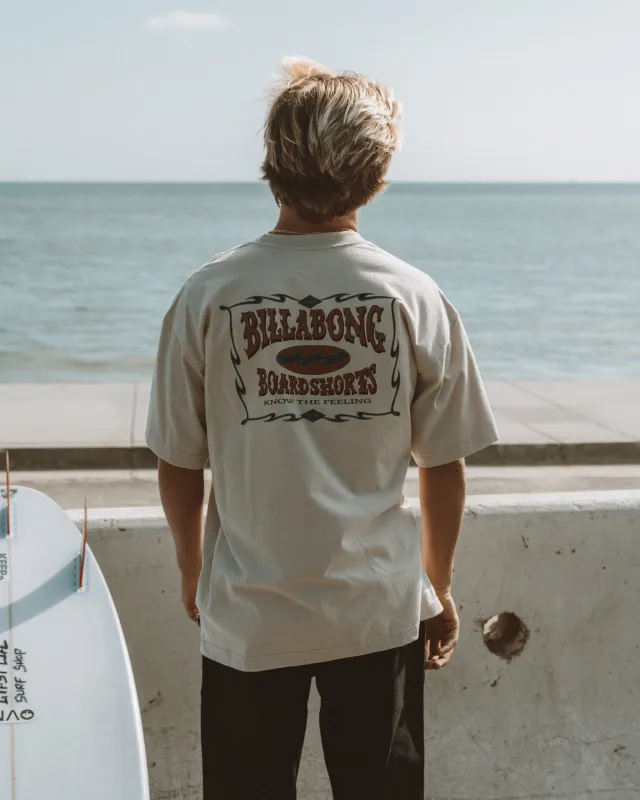 Double Spread OG Short Sleeve T-Shirt - Chino sold by Billabong