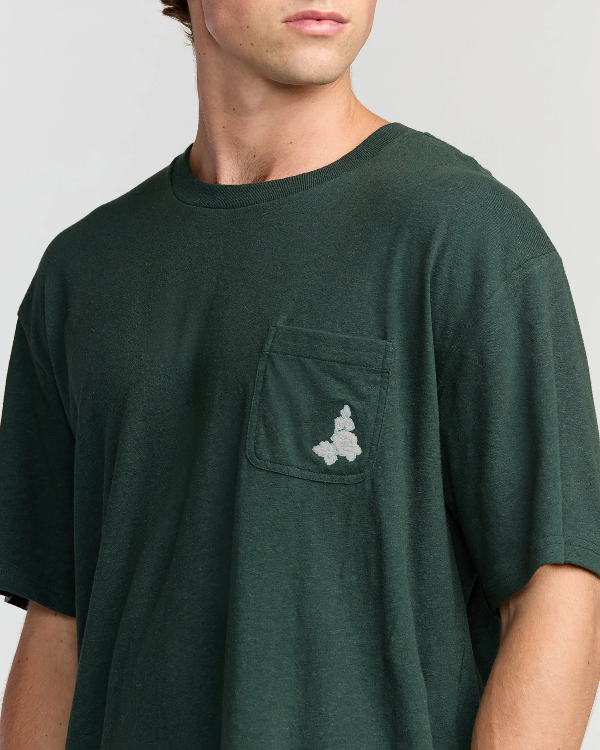 Austin Garage Regular Pocket Short Sleeve T-Shirt - Teal sold by Billabong product image thumbnail 5
