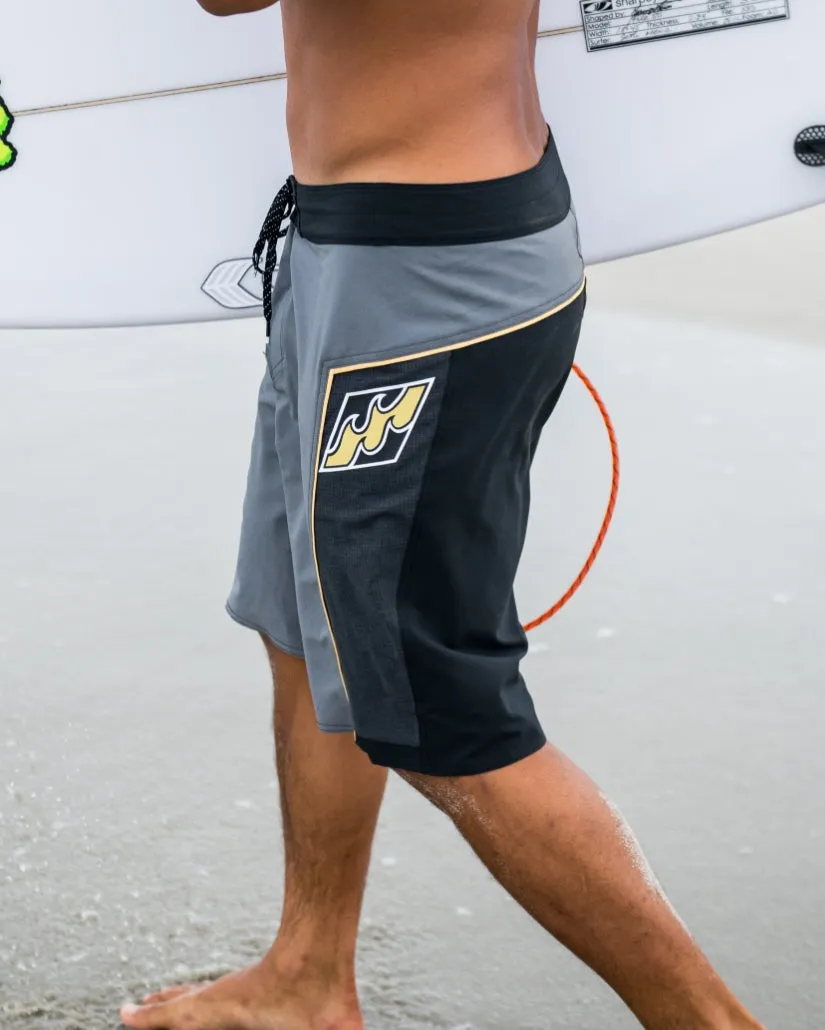 Straddie Pro Performance 20" Boardshorts - Pewter sold by Billabong
