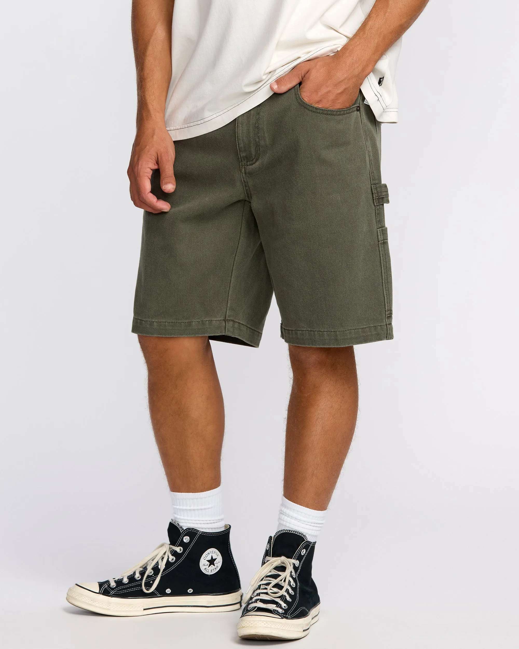 Bad Dog 21" Workwear Shorts - Dark Military sold by Billabong product image thumbnail 3