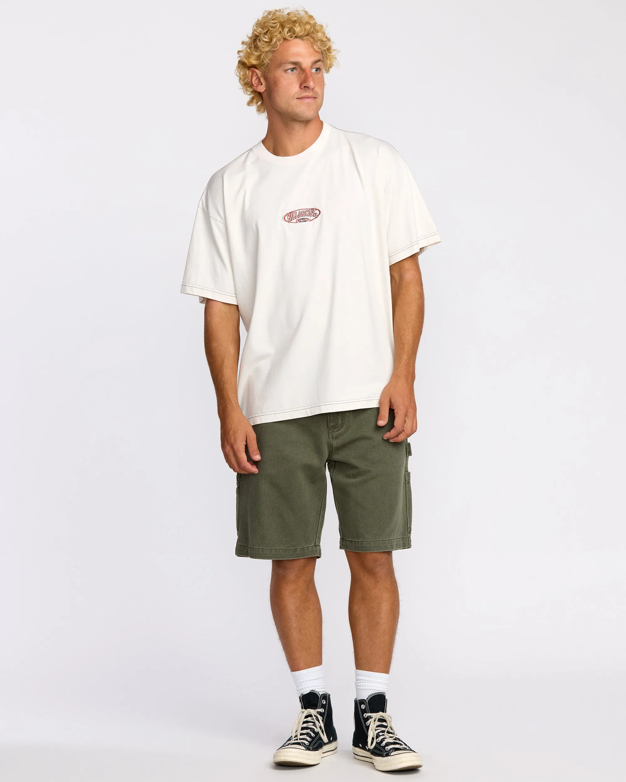 Bad Dog 21" Workwear Shorts - Dark Military sold by Billabong product image thumbnail 4