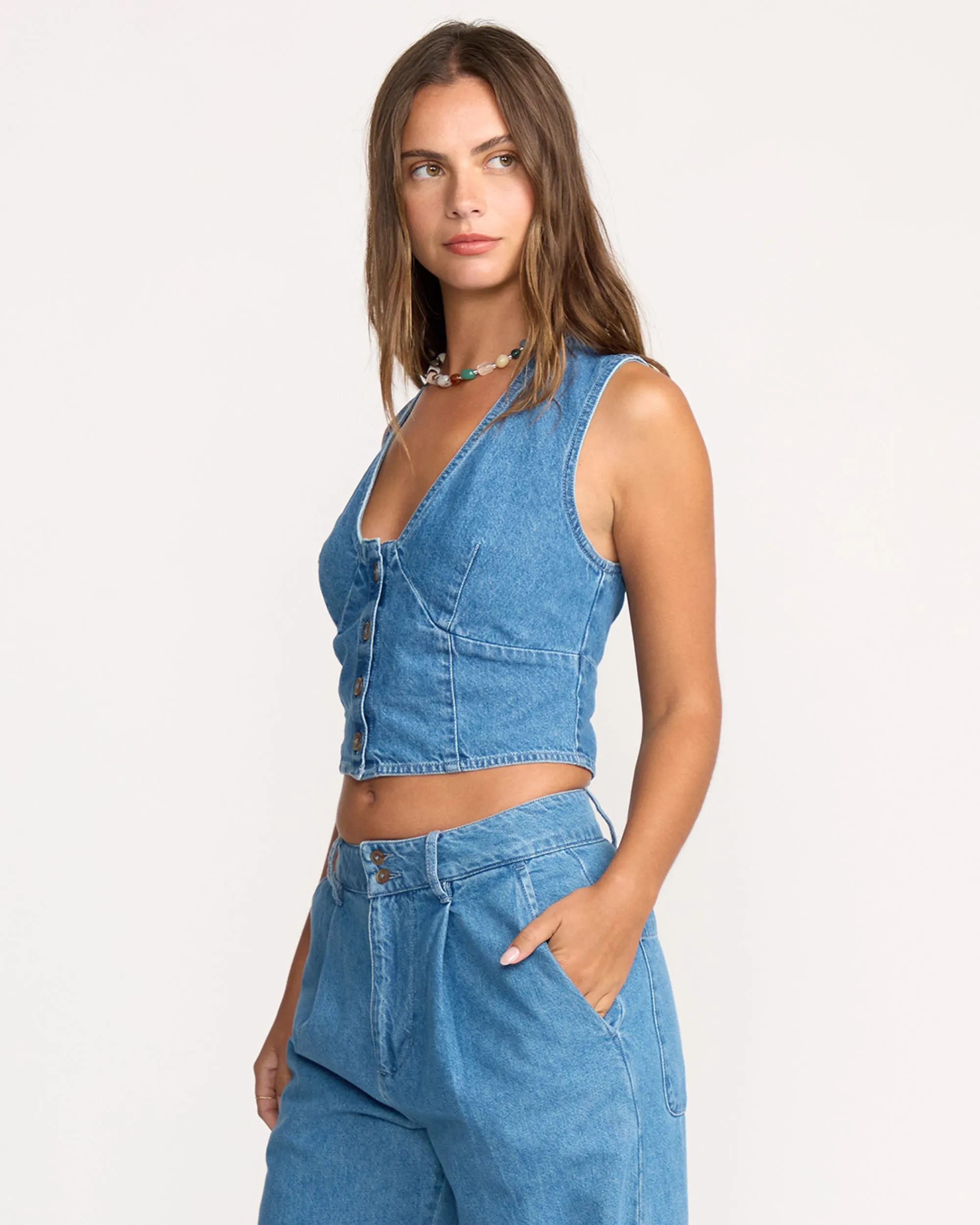 Indigo Skies Top - Salt Washed sold by Billabong product image thumbnail 4