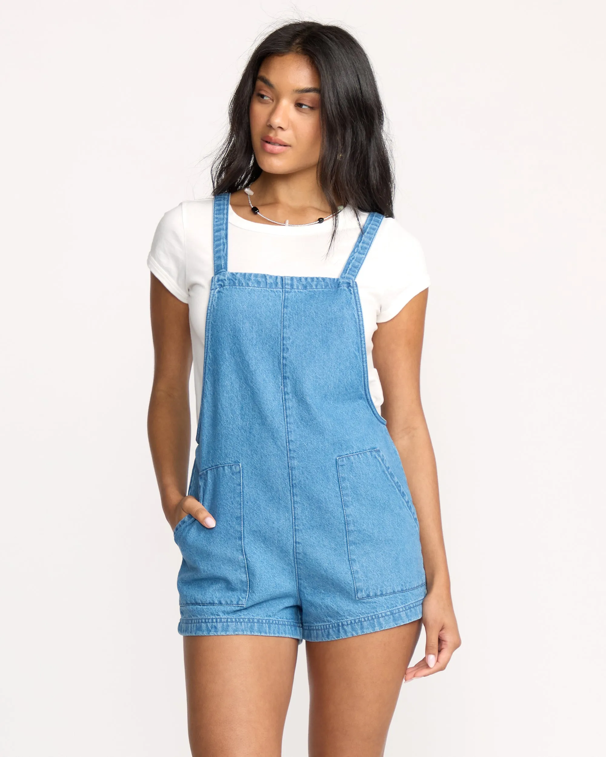 Beach Crush Denim Overalls - Salt Washed sold by Billabong product image thumbnail 2