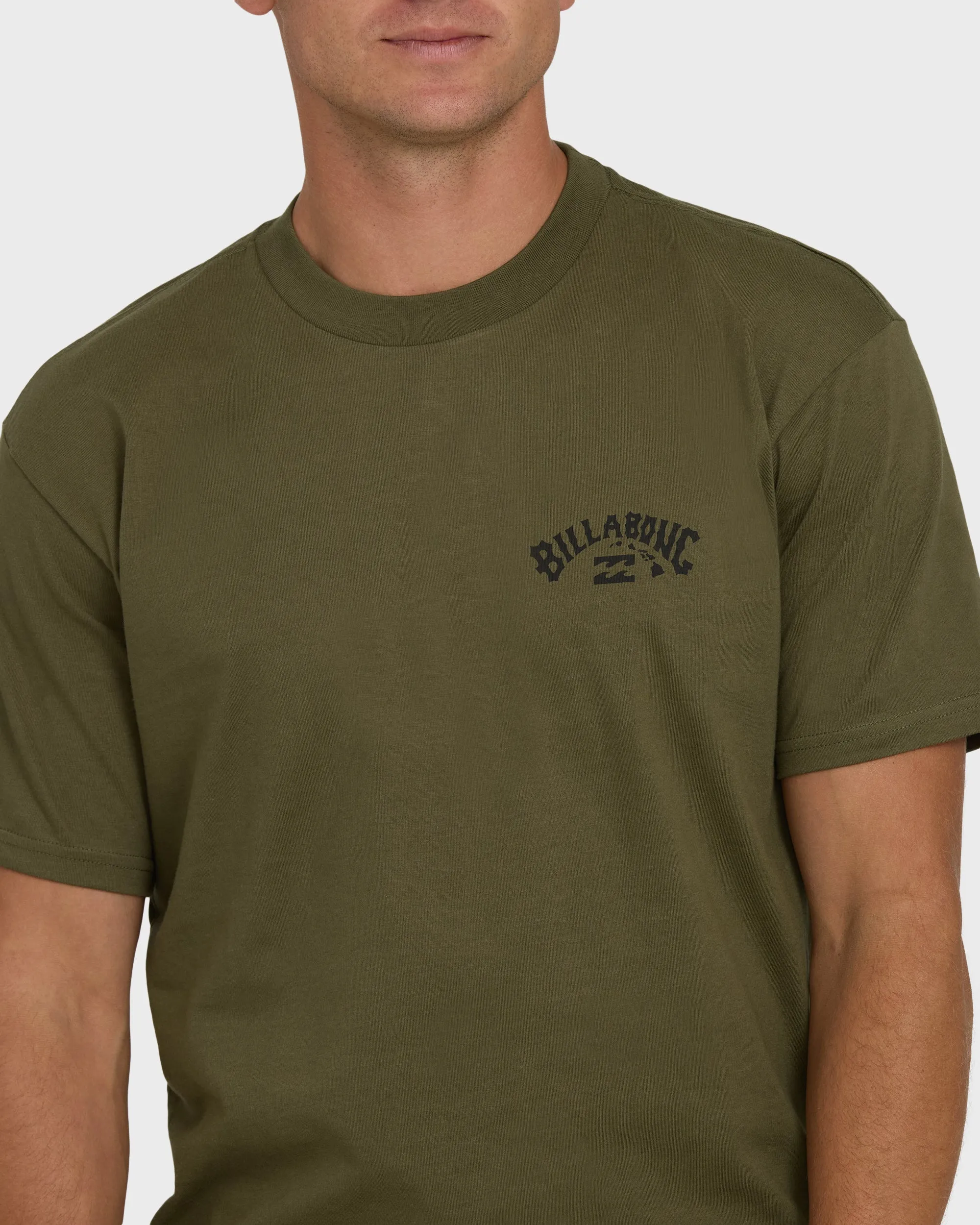 Arch Hi Regular Short Sleeve T-Shirt - Military sold by Billabong product image thumbnail 5