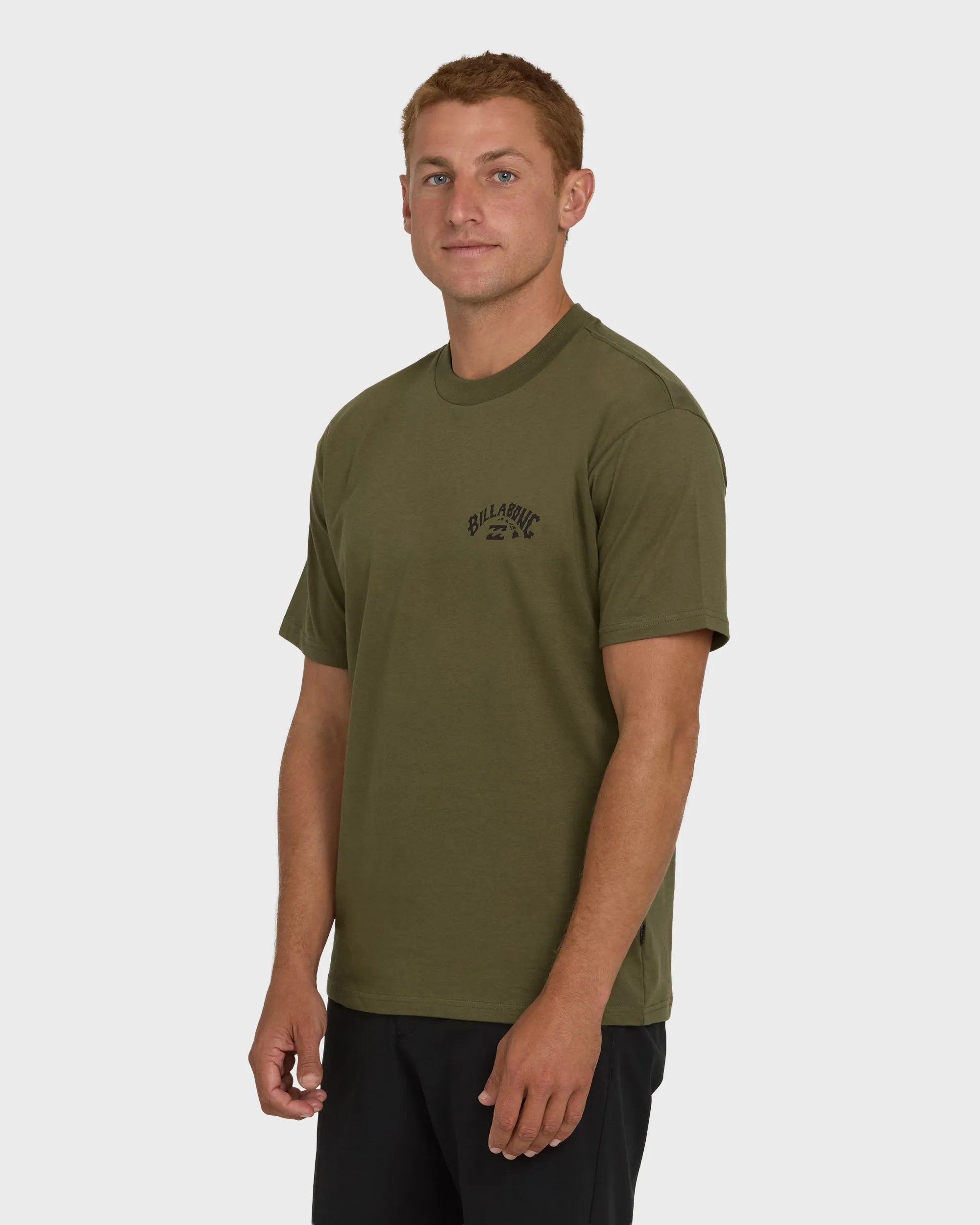 Arch Hi Regular Short Sleeve T-Shirt - Military sold by Billabong product image thumbnail 4