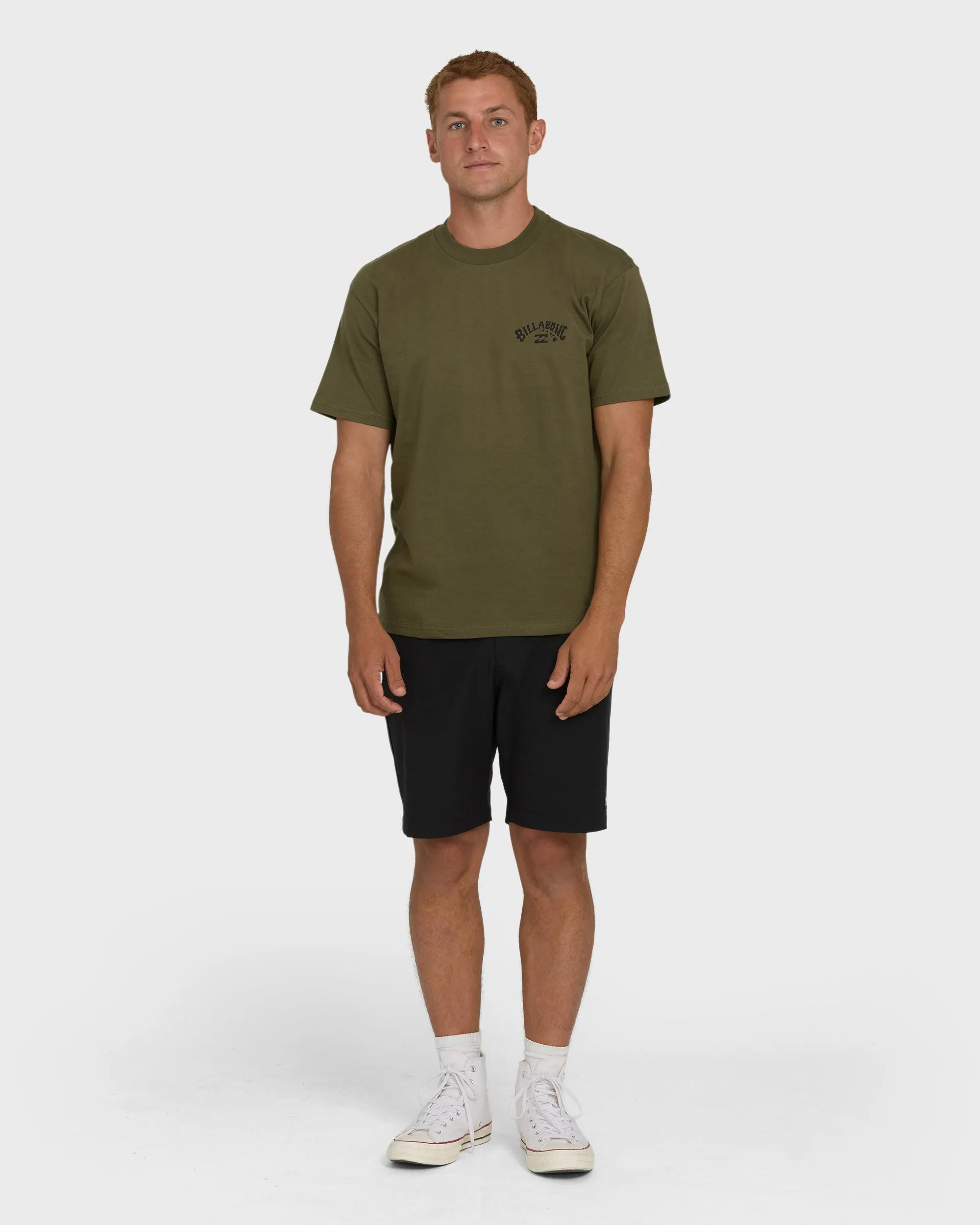 Arch Hi Regular Short Sleeve T-Shirt - Military sold by Billabong product image thumbnail 3