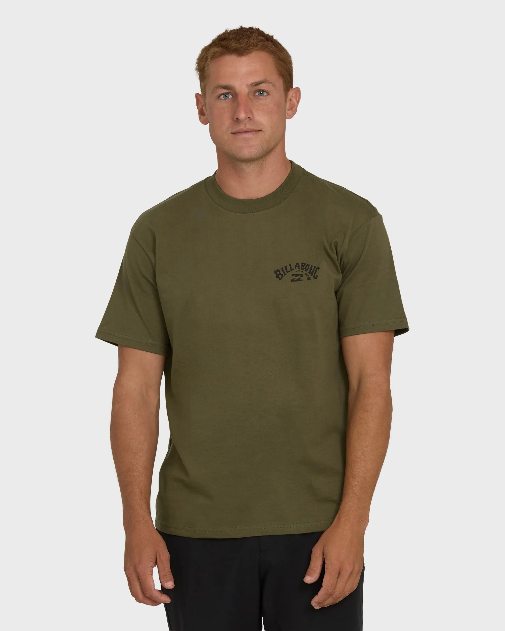 Arch Hi Regular Short Sleeve T-Shirt - Military sold by Billabong