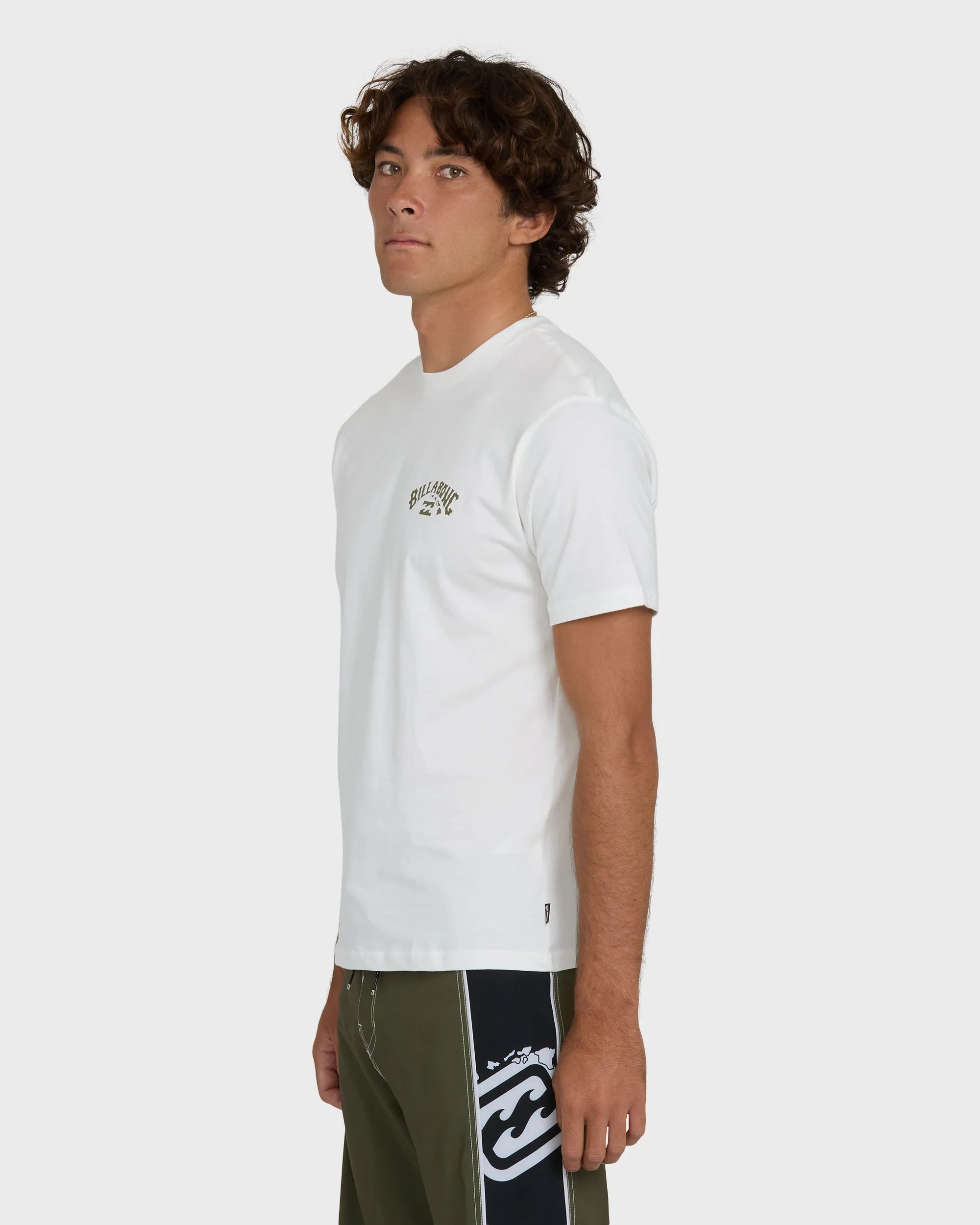 Arch Hi Regular Short Sleeve T-Shirt - Off White sold by Billabong product image thumbnail 4