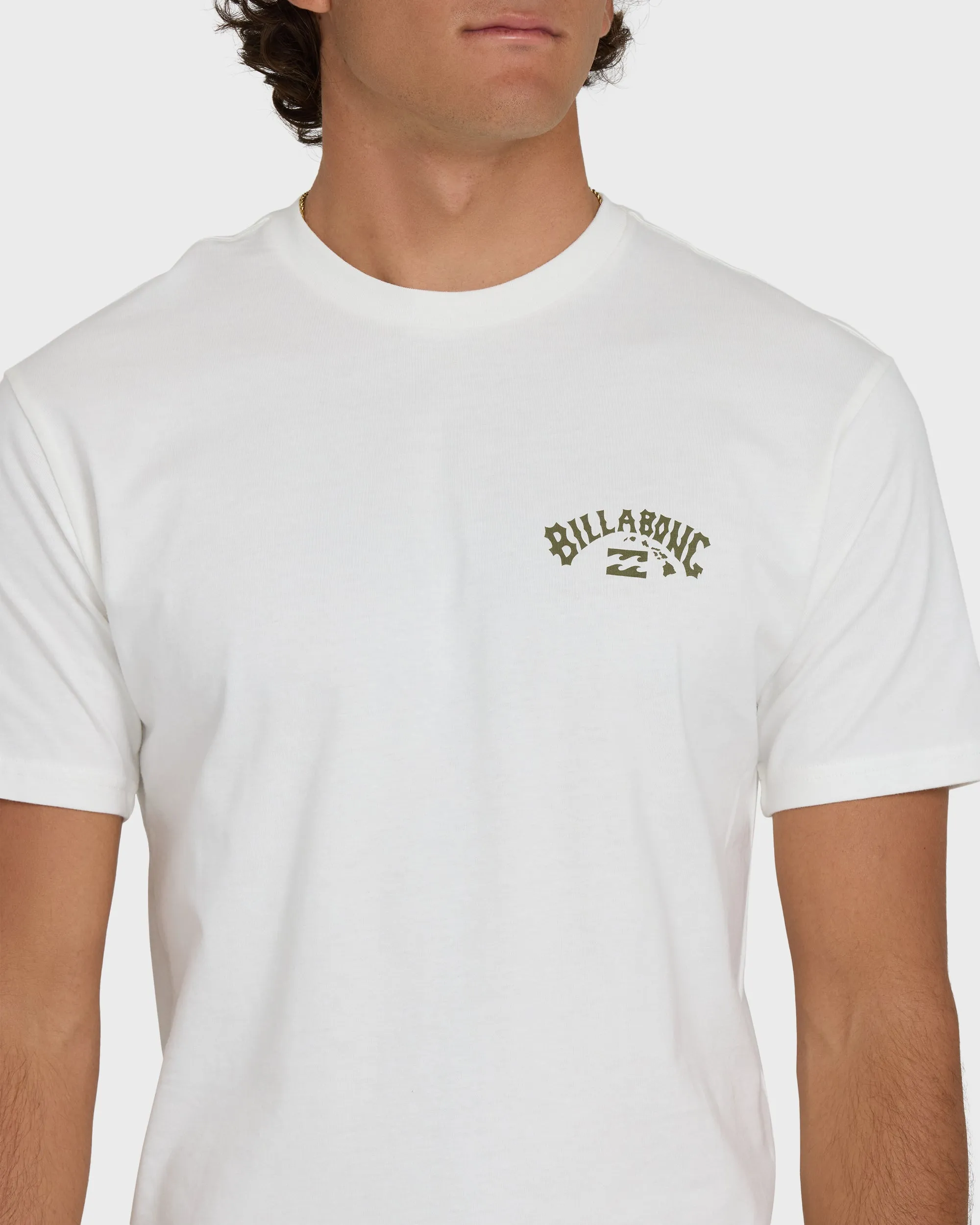 Arch Hi Regular Short Sleeve T-Shirt - Off White sold by Billabong product image thumbnail 5