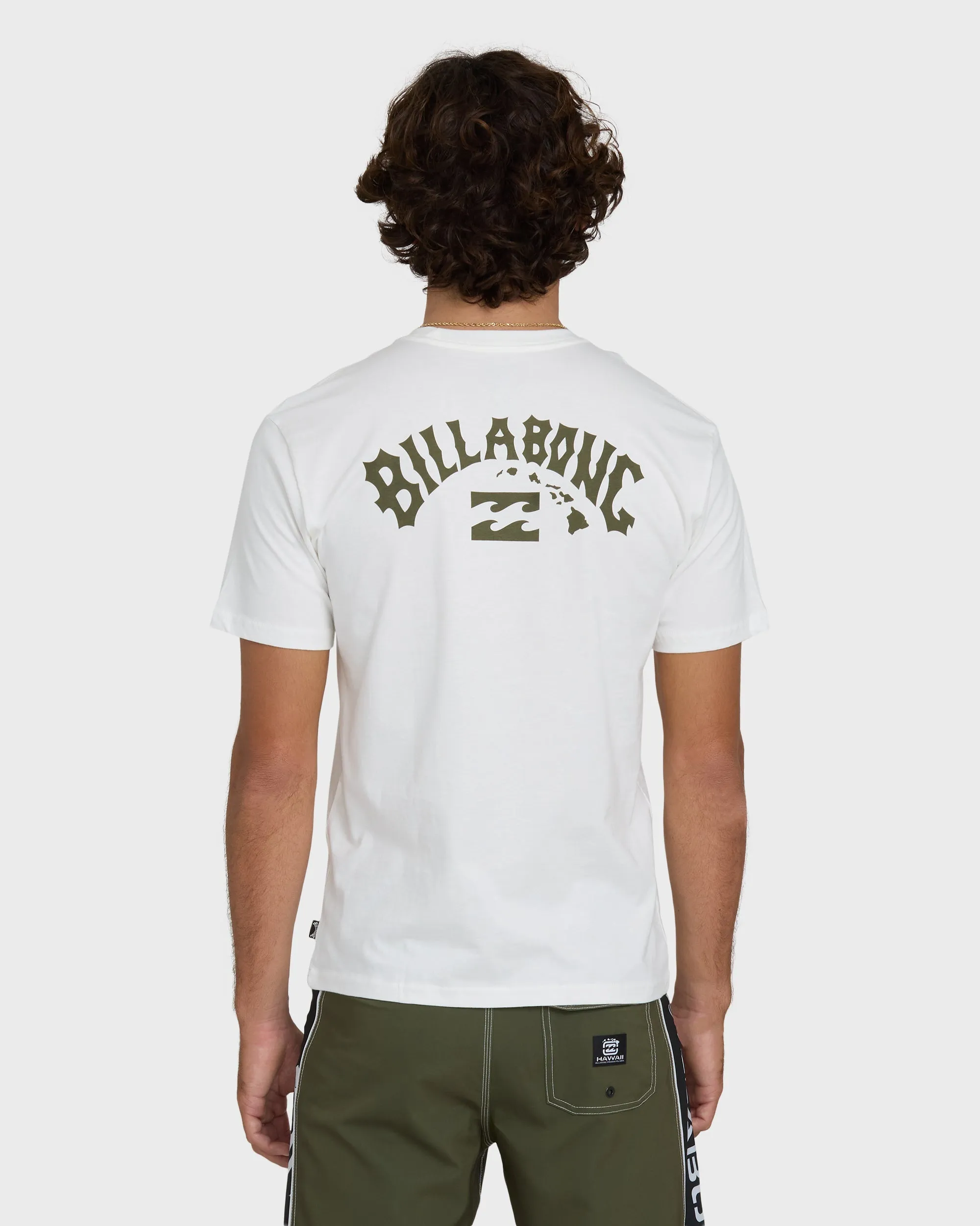 Arch Hi Regular Short Sleeve T-Shirt - Off White sold by Billabong product image thumbnail 2
