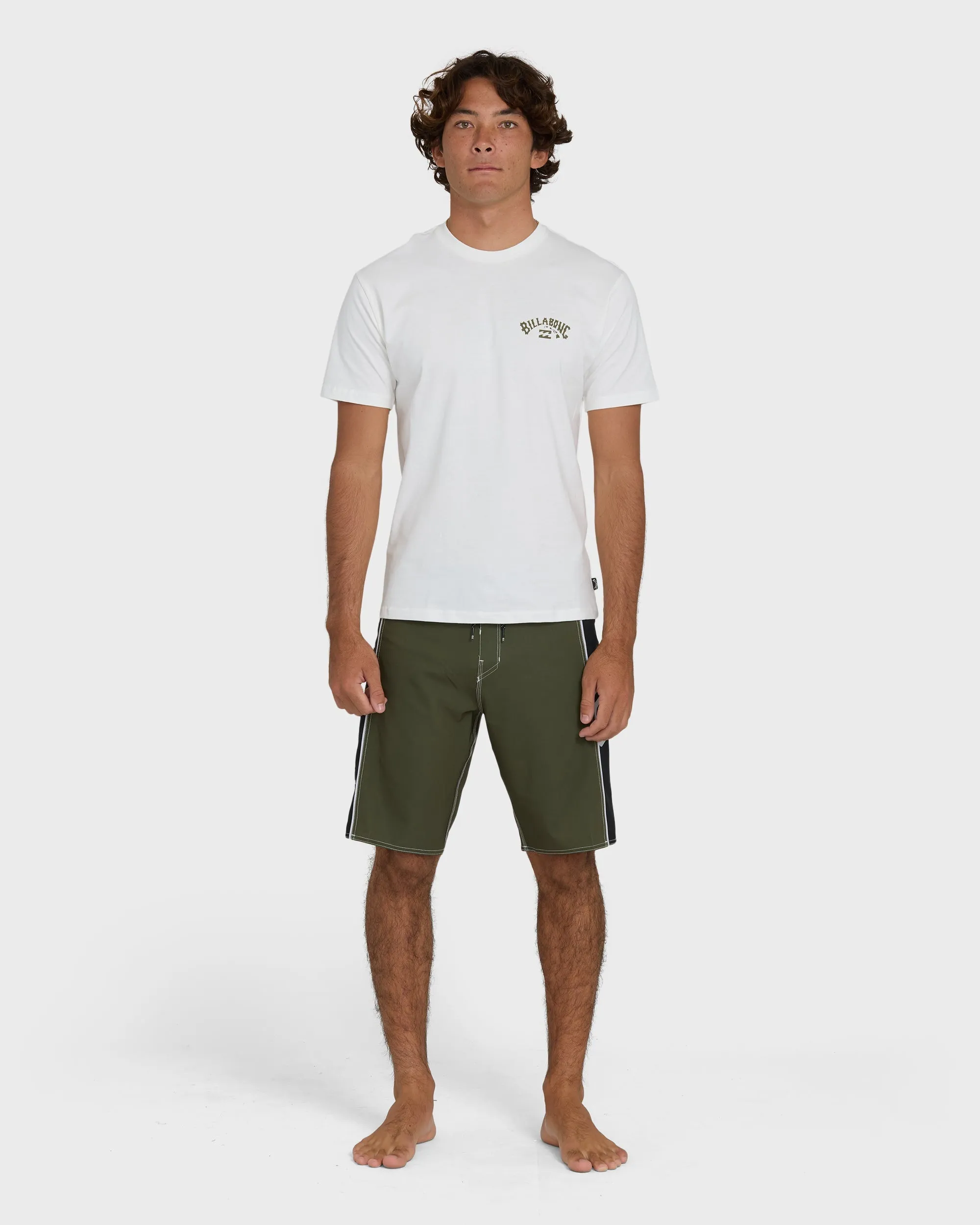 Arch Hi Regular Short Sleeve T-Shirt - Off White sold by Billabong product image thumbnail 3