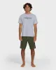 Haleiwa Palm Short Sleeve T-Shirt - Cloud Gray sold by Billabong