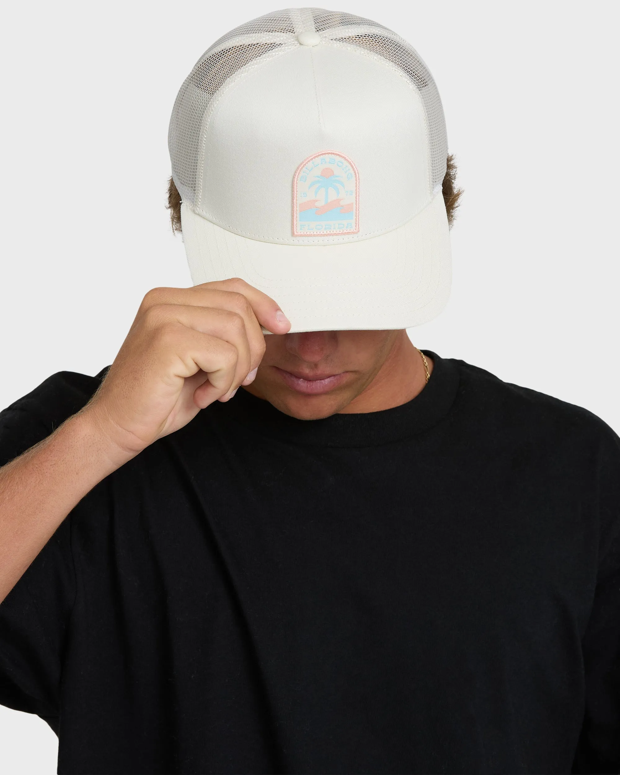 Palm Florida Trucker Hat - Off White sold by Billabong product image thumbnail 2