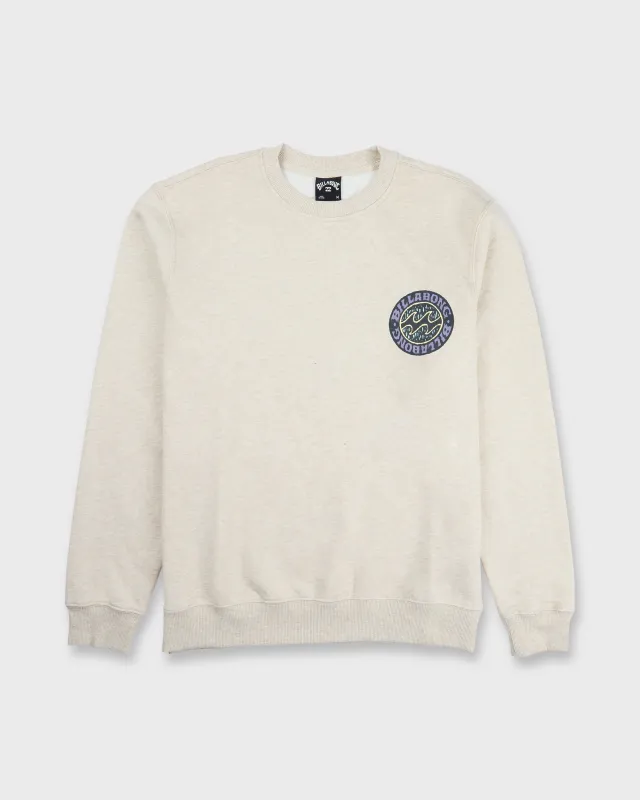 Short Sands Crewneck Sweatshirt - Oatmeal Heather made by Billabong