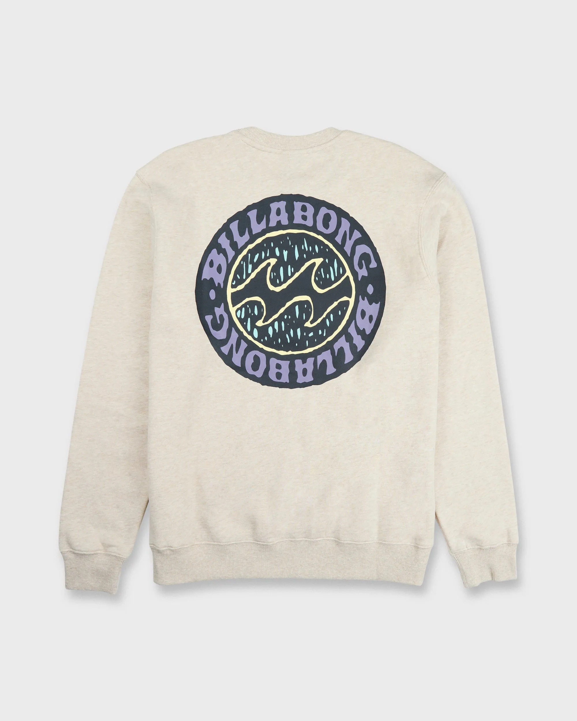 Short Sands Crewneck Sweatshirt - Oatmeal Heather sold by Billabong product image thumbnail 2