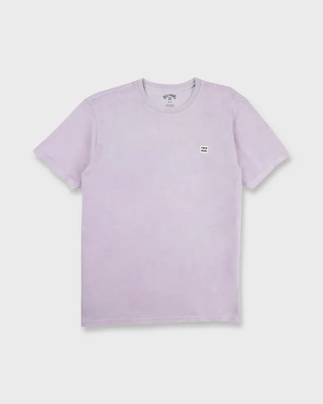 Wyatt Crewneck Short Sleeve T-Shirt - Grey Violet sold by Billabong