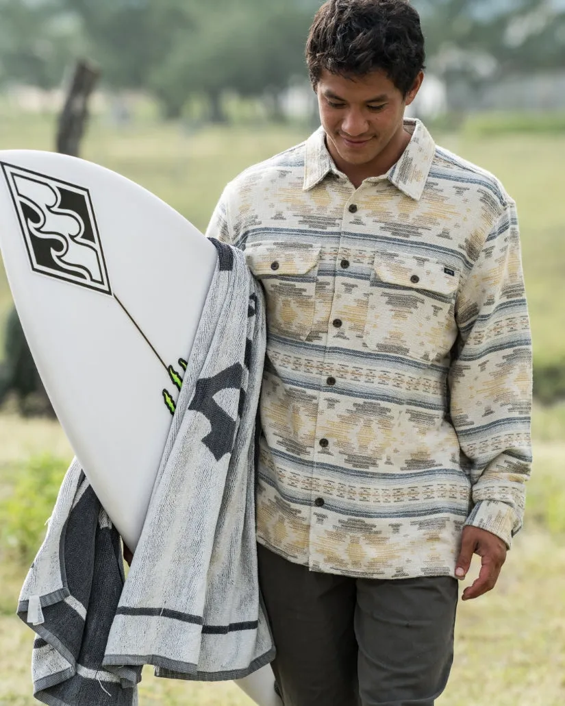 Offshore Jacquard Long Sleeve Flannel Shirt - Sand sold by Billabong