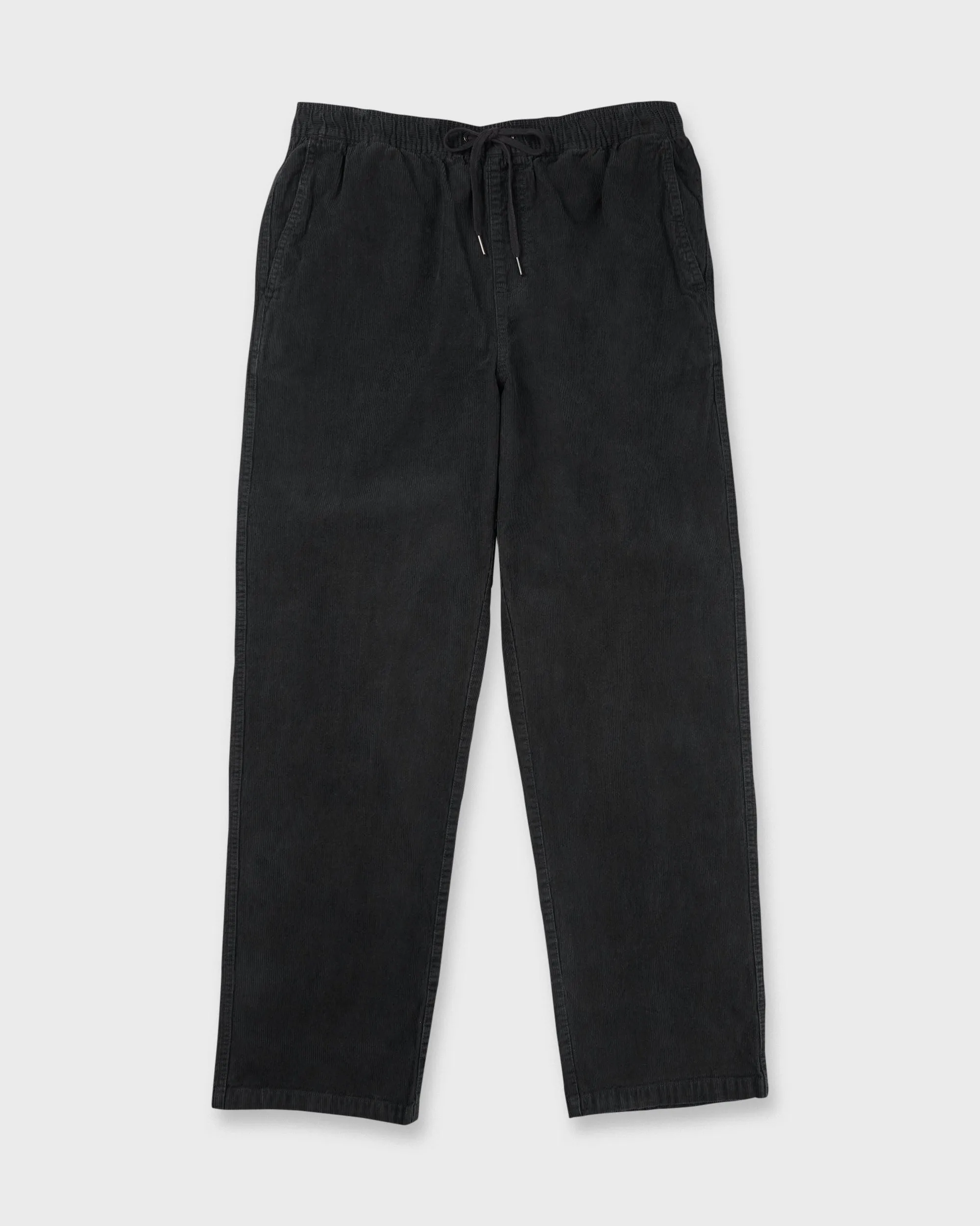 Larry Elastic Waist Corduroy Pants - Washed Black sold by Billabong