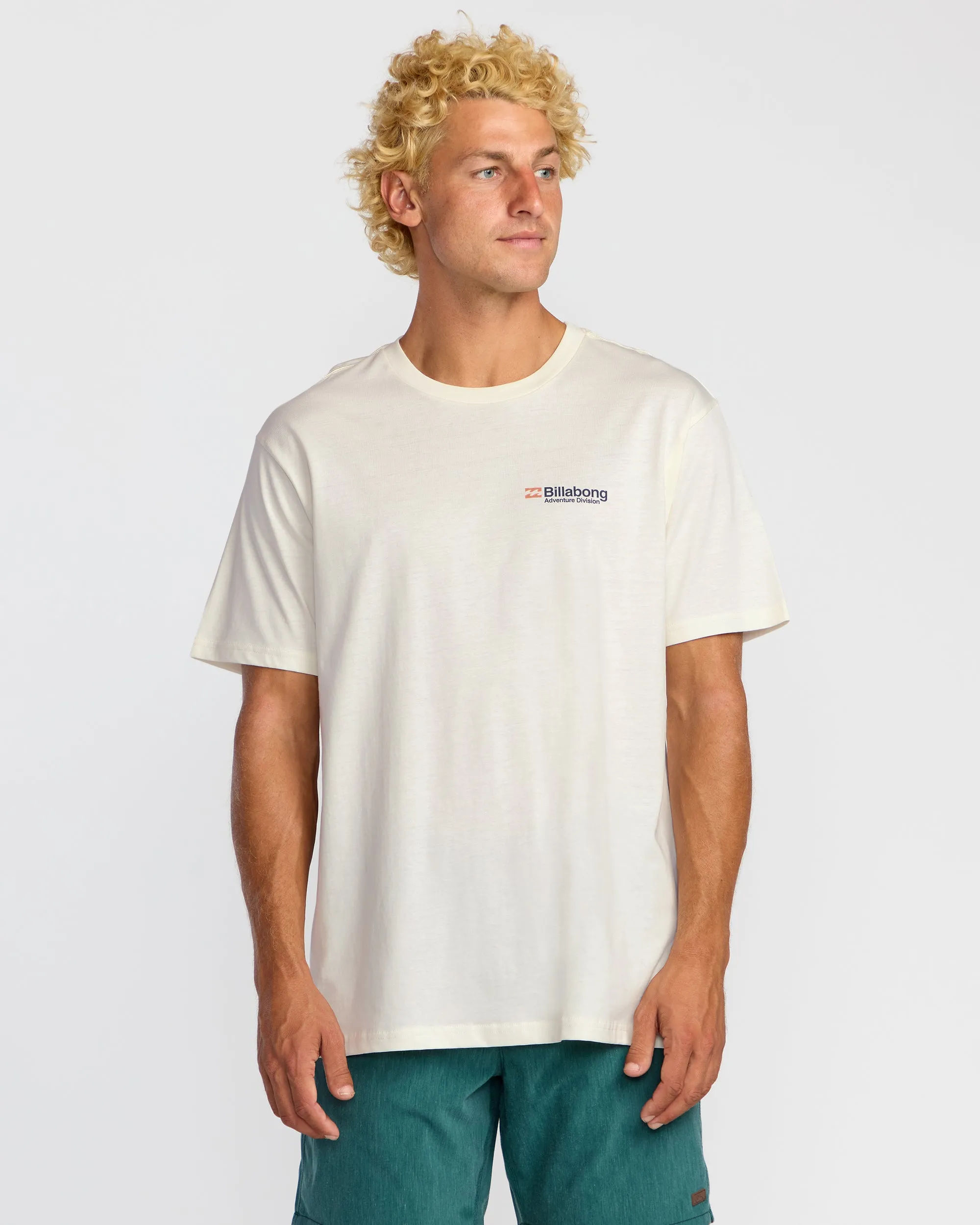 A/Div Abandon Short Sleeve T-Shirt - Off White sold by Billabong