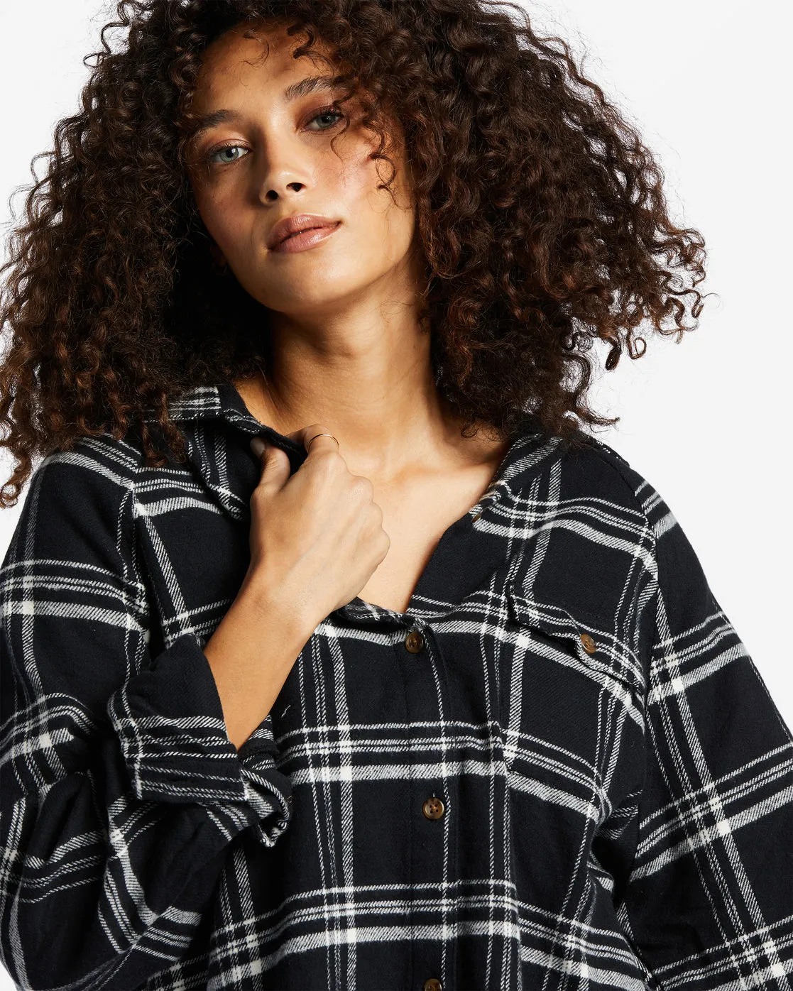 Best Time Long Sleeve Shirt - Black Pebble sold by Billabong product image thumbnail 5