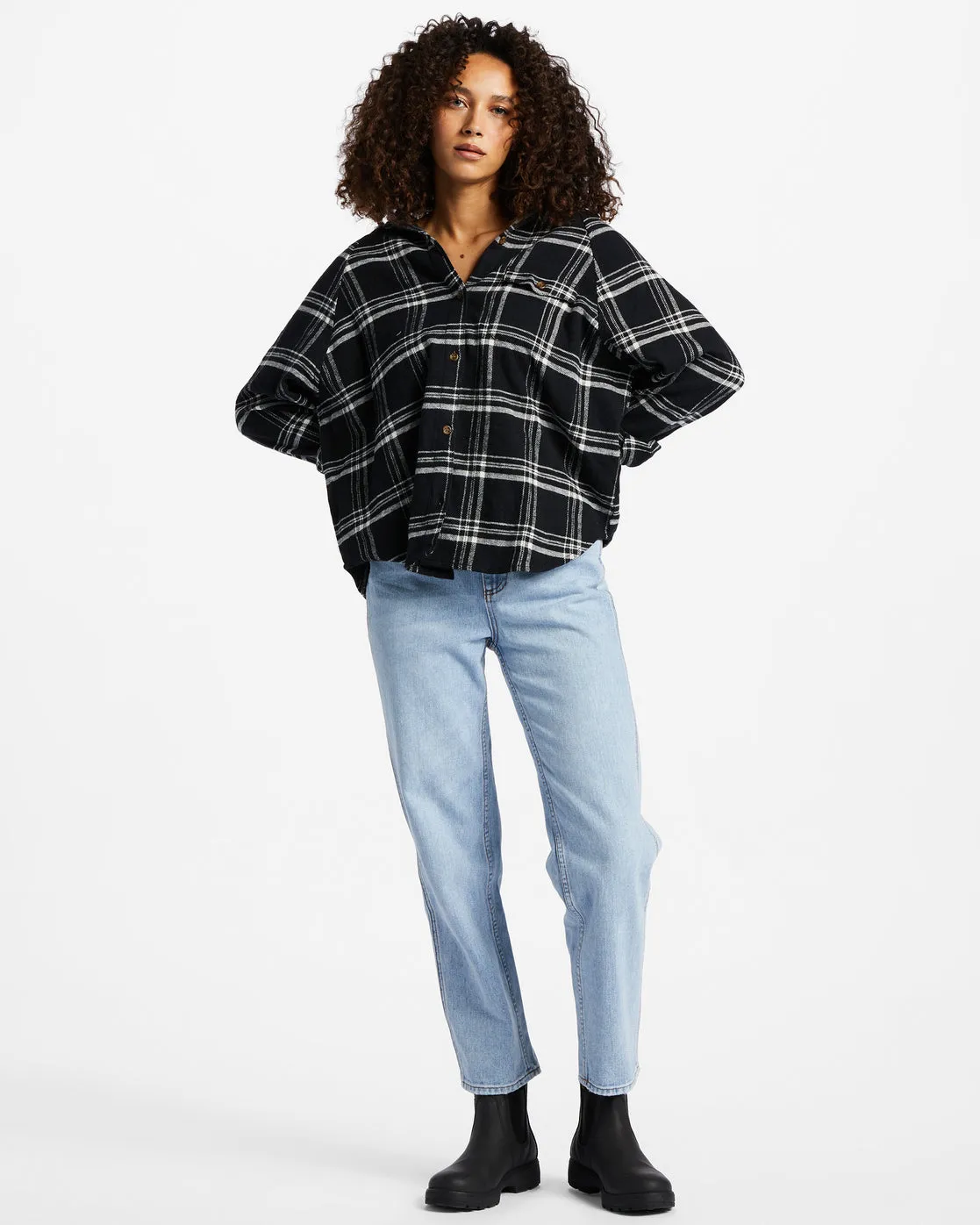 Best Time Long Sleeve Shirt - Black Pebble sold by Billabong product image thumbnail 2