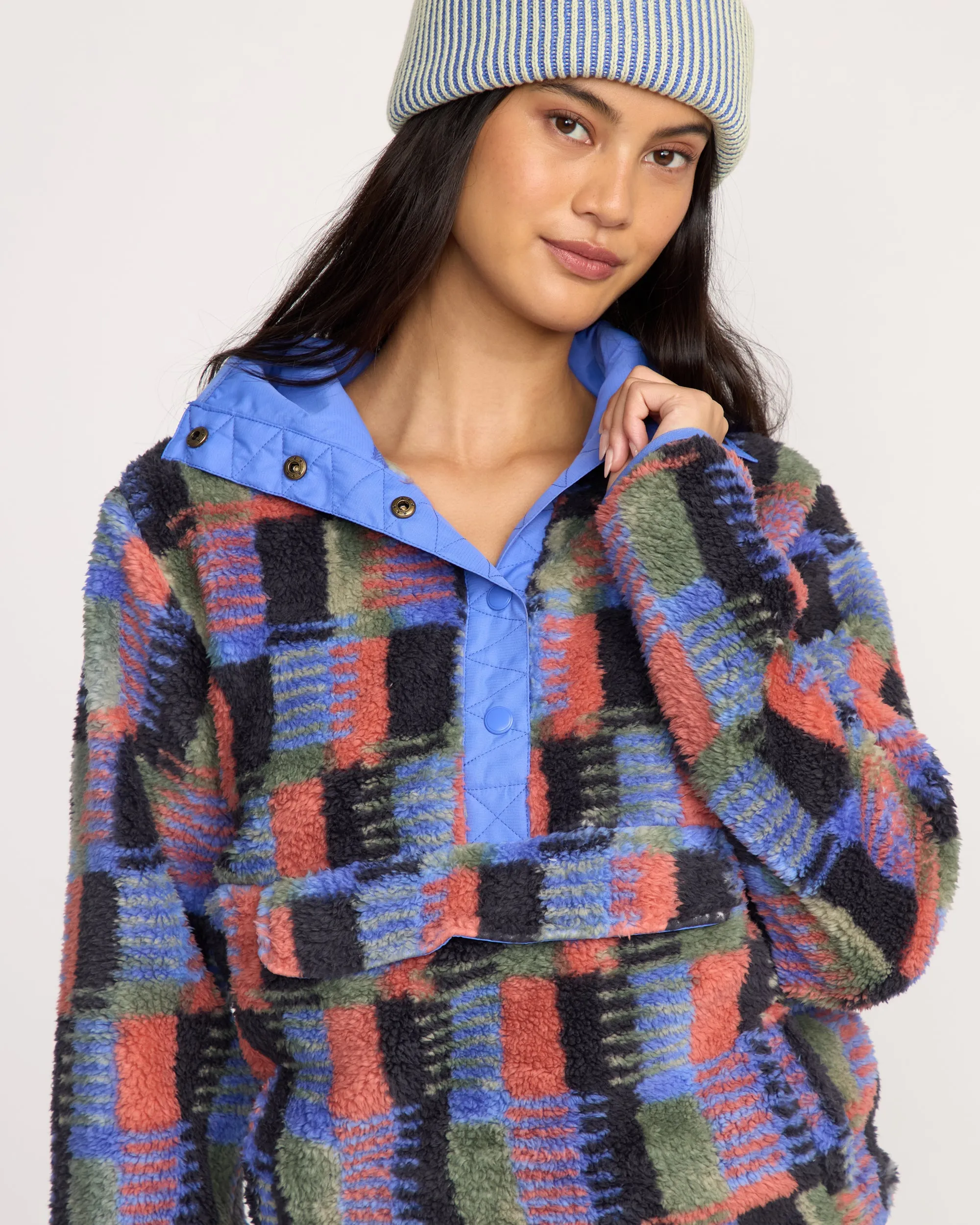 A/Div Switchback Pullover Half Snap Sherpa Fleece - Multi sold by Billabong product image thumbnail 5