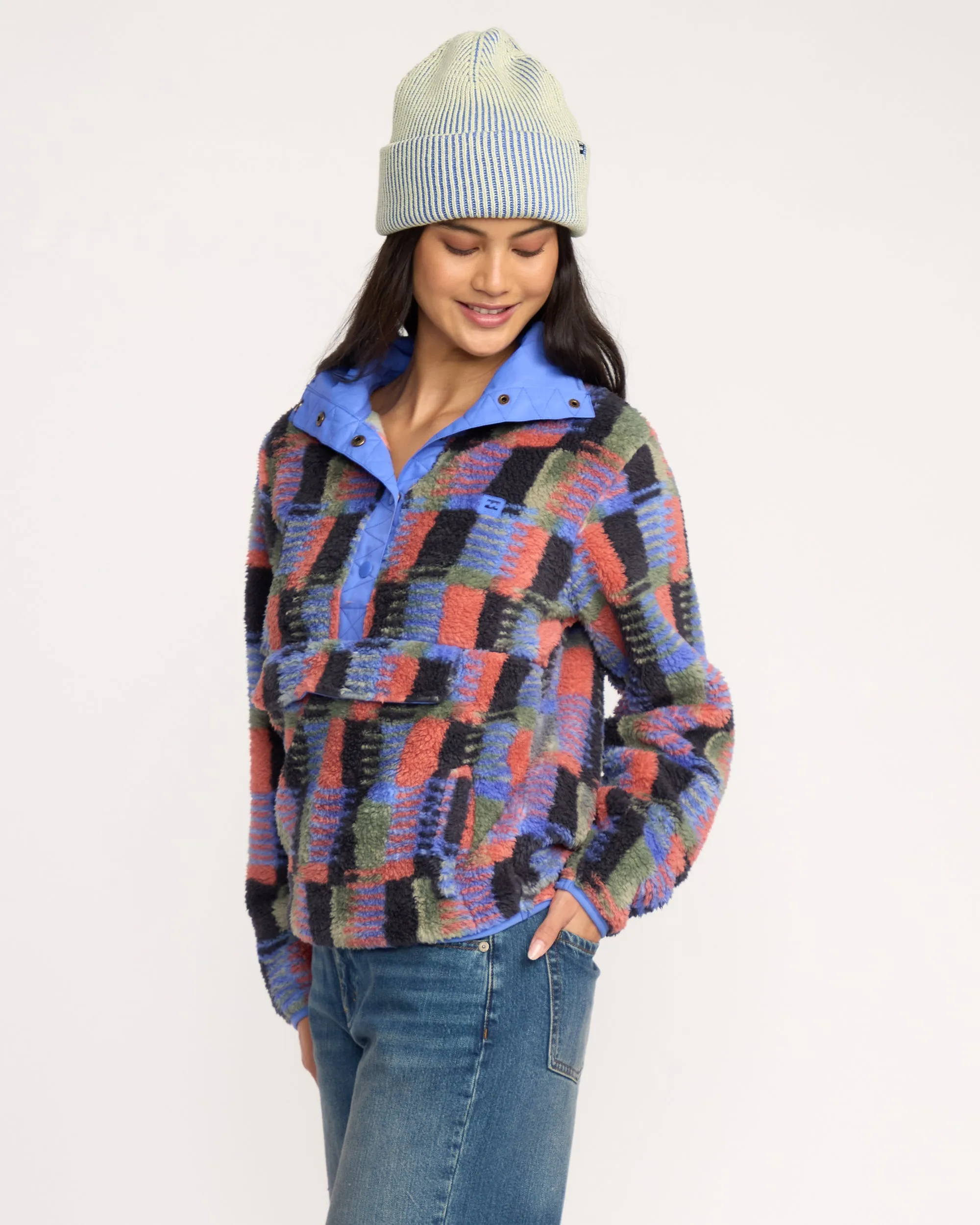 A/Div Switchback Pullover Half Snap Sherpa Fleece - Multi sold by Billabong product image thumbnail 3