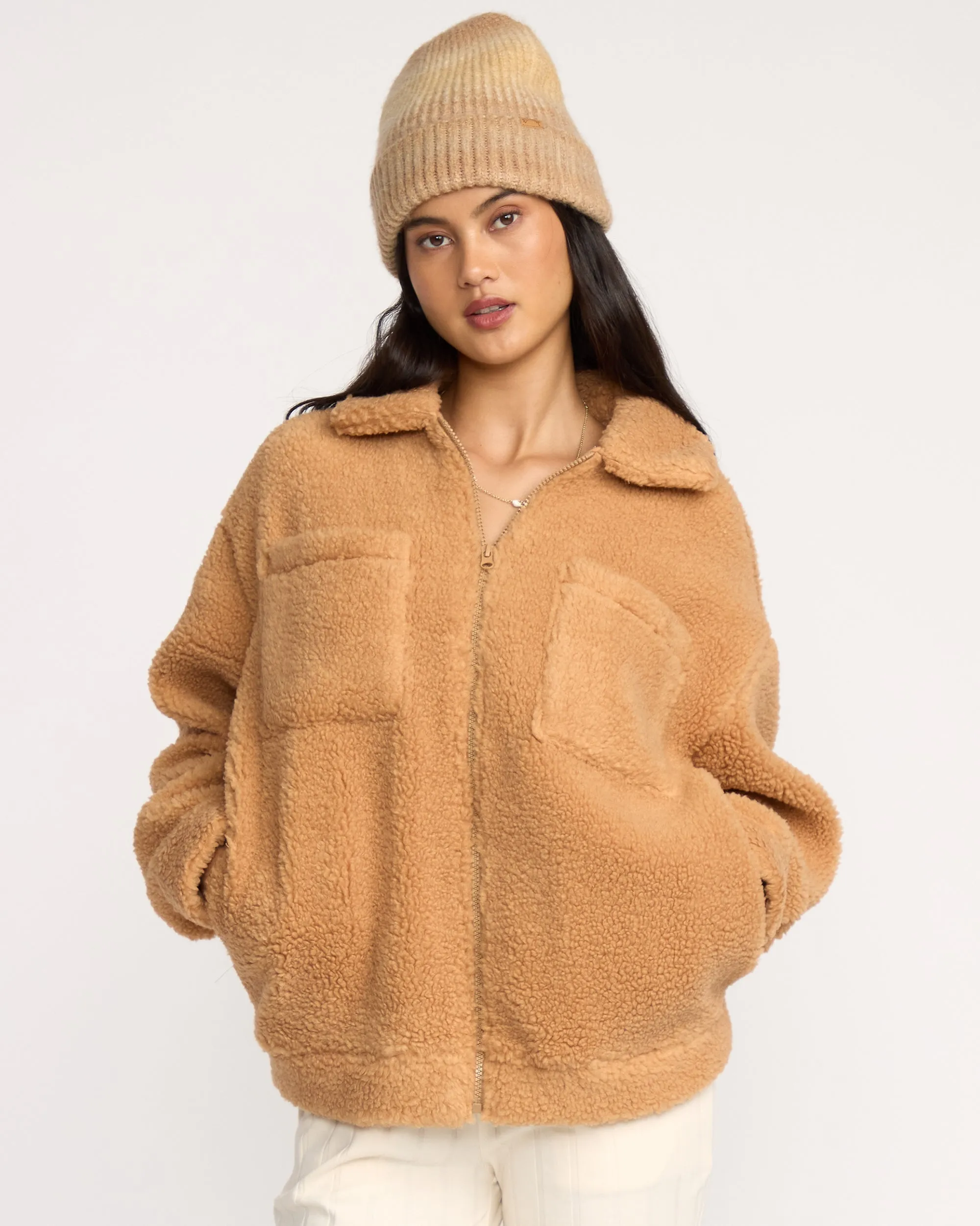 Resound Sherpa Shacket - Dusty Trails sold by Billabong product image thumbnail 2