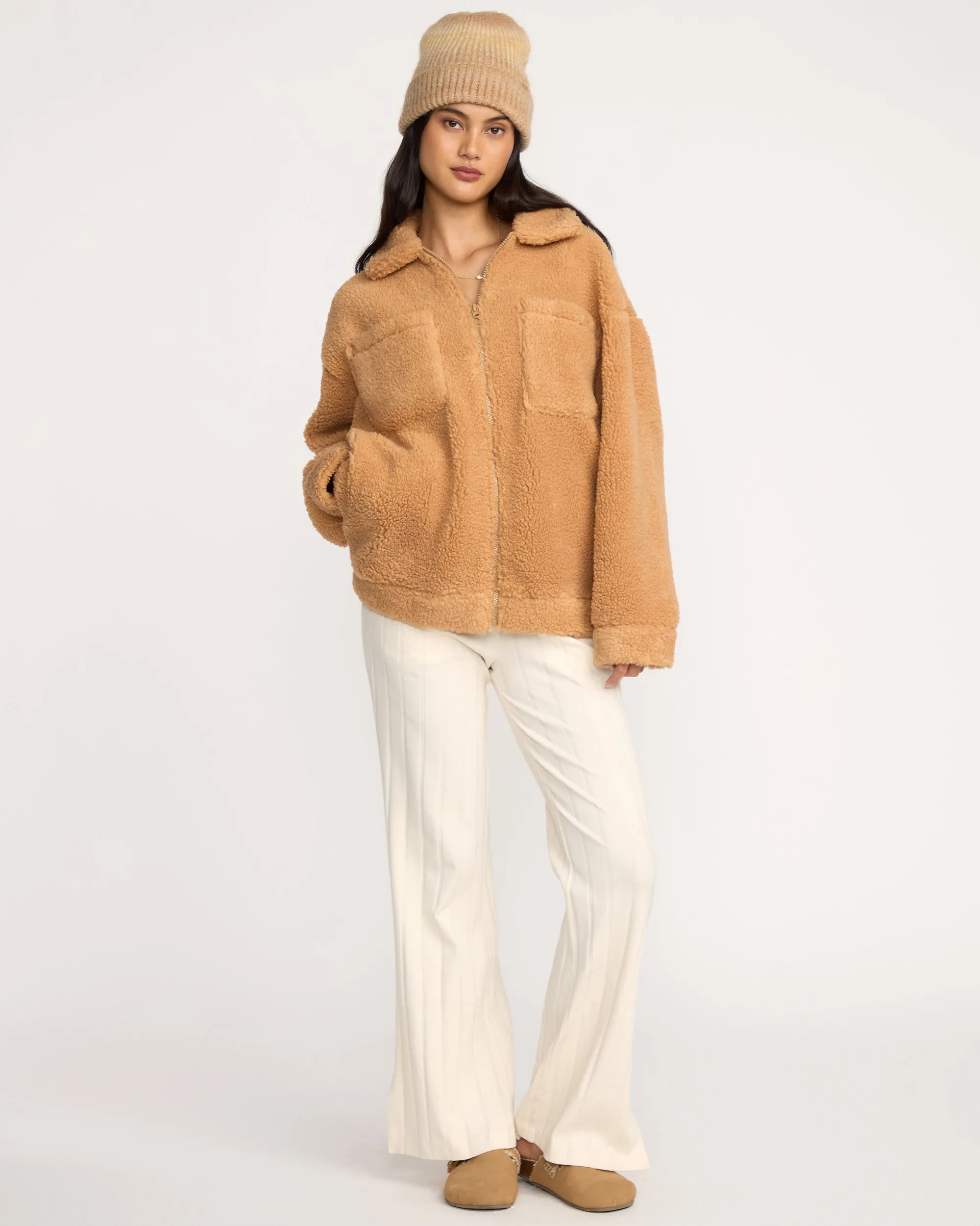 Resound Sherpa Shacket - Dusty Trails sold by Billabong product image thumbnail 5