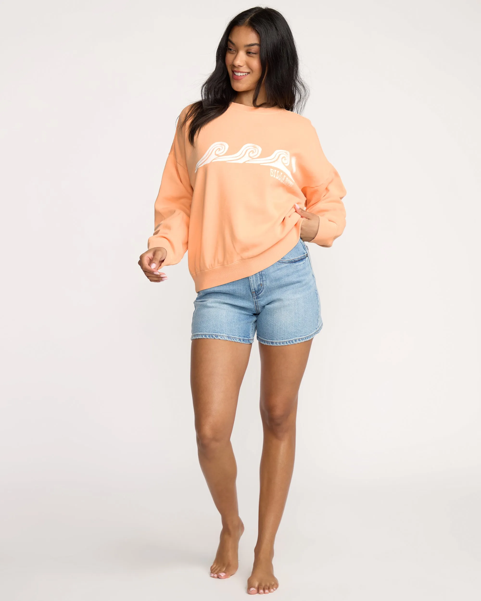 Echo Crewneck Sweatshirt - Sunstone sold by Billabong product image thumbnail 4