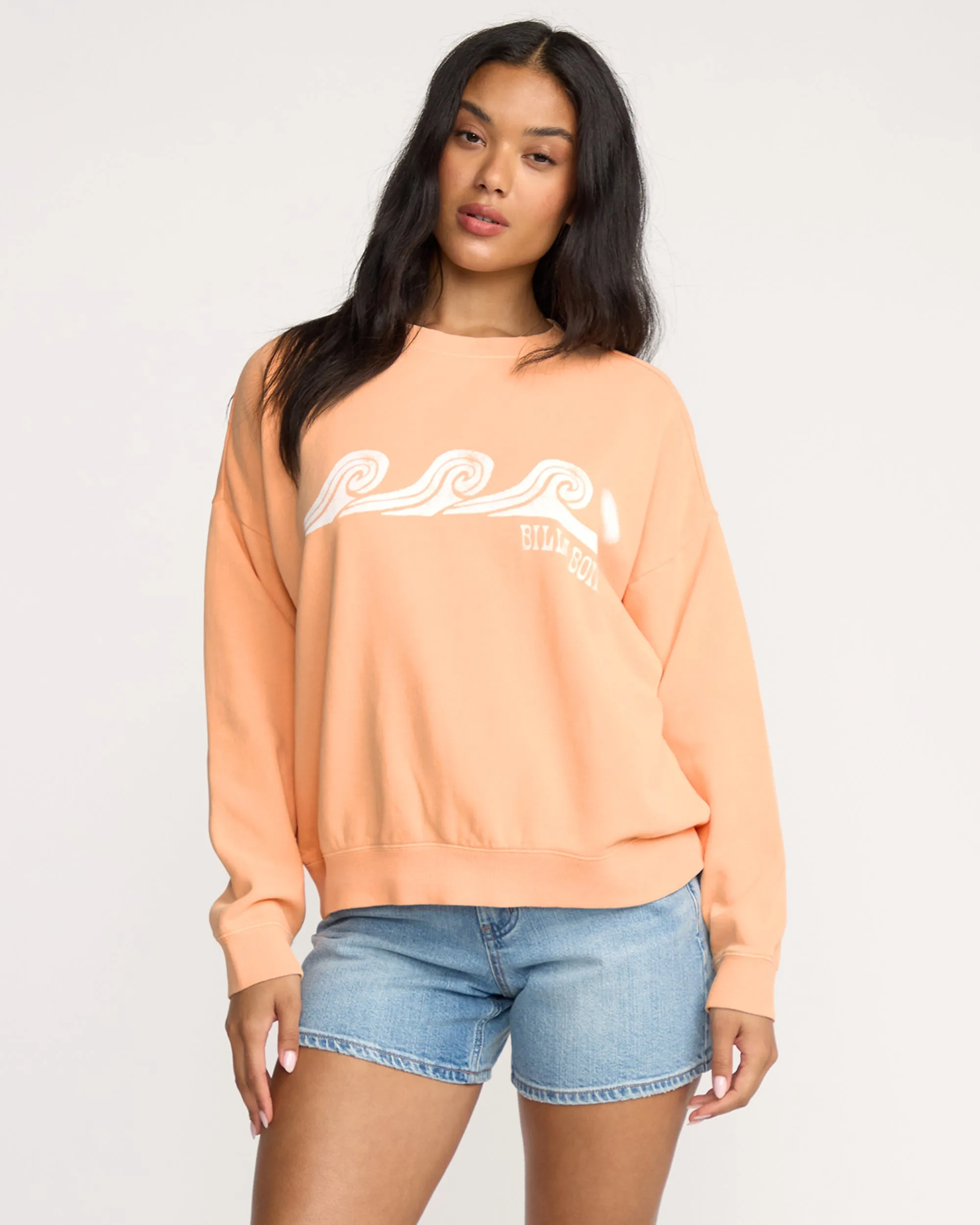 Echo Crewneck Sweatshirt - Sunstone sold by Billabong