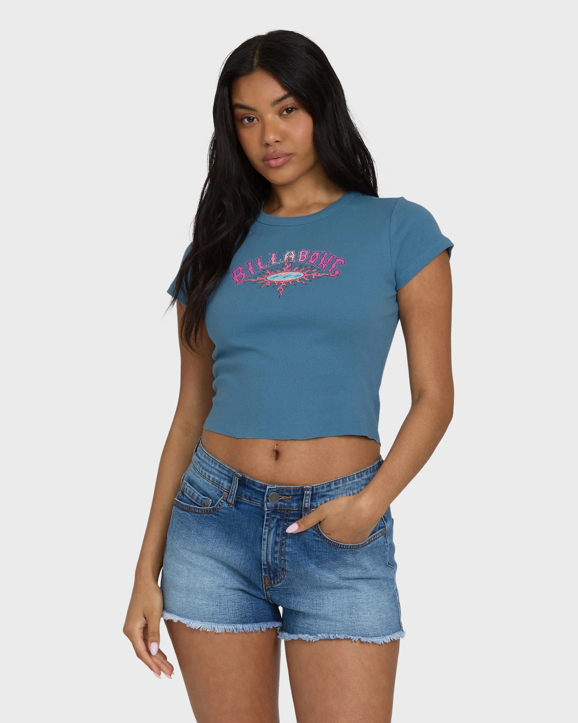 Warm Sunrays Short Sleeve T-Shirt - Blue Shadow sold by Billabong